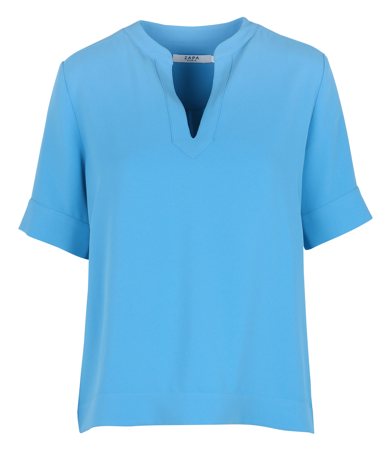 Top col tunisien ZAPA Bleu