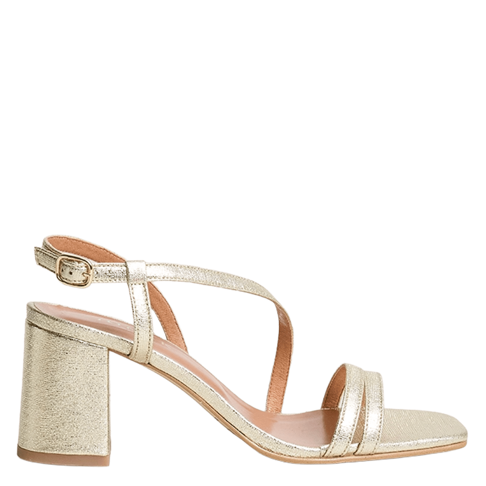 Sandalen im Metallic-Look, mit Absatz JONAK Golden