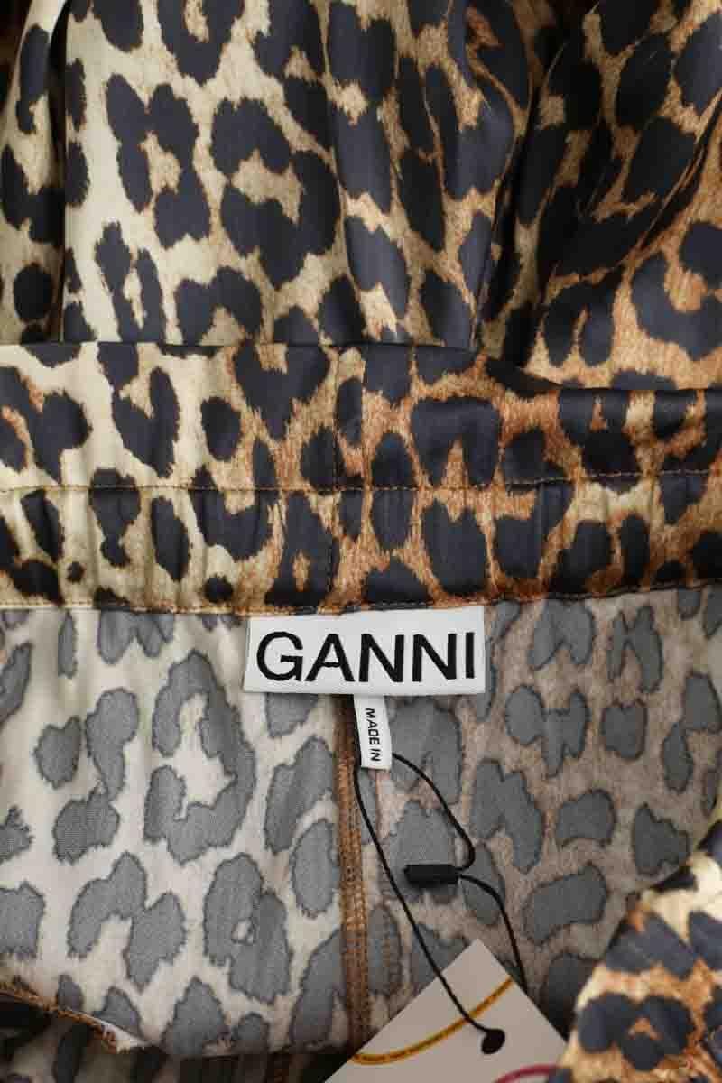 Pantalon large GANNI - Seconde Main Marron