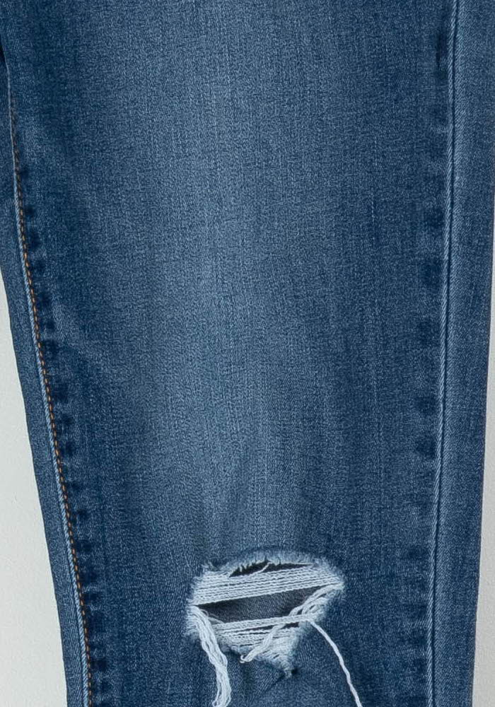 Cropped slim jeans with studs LEVI'S - Seconde main Blue