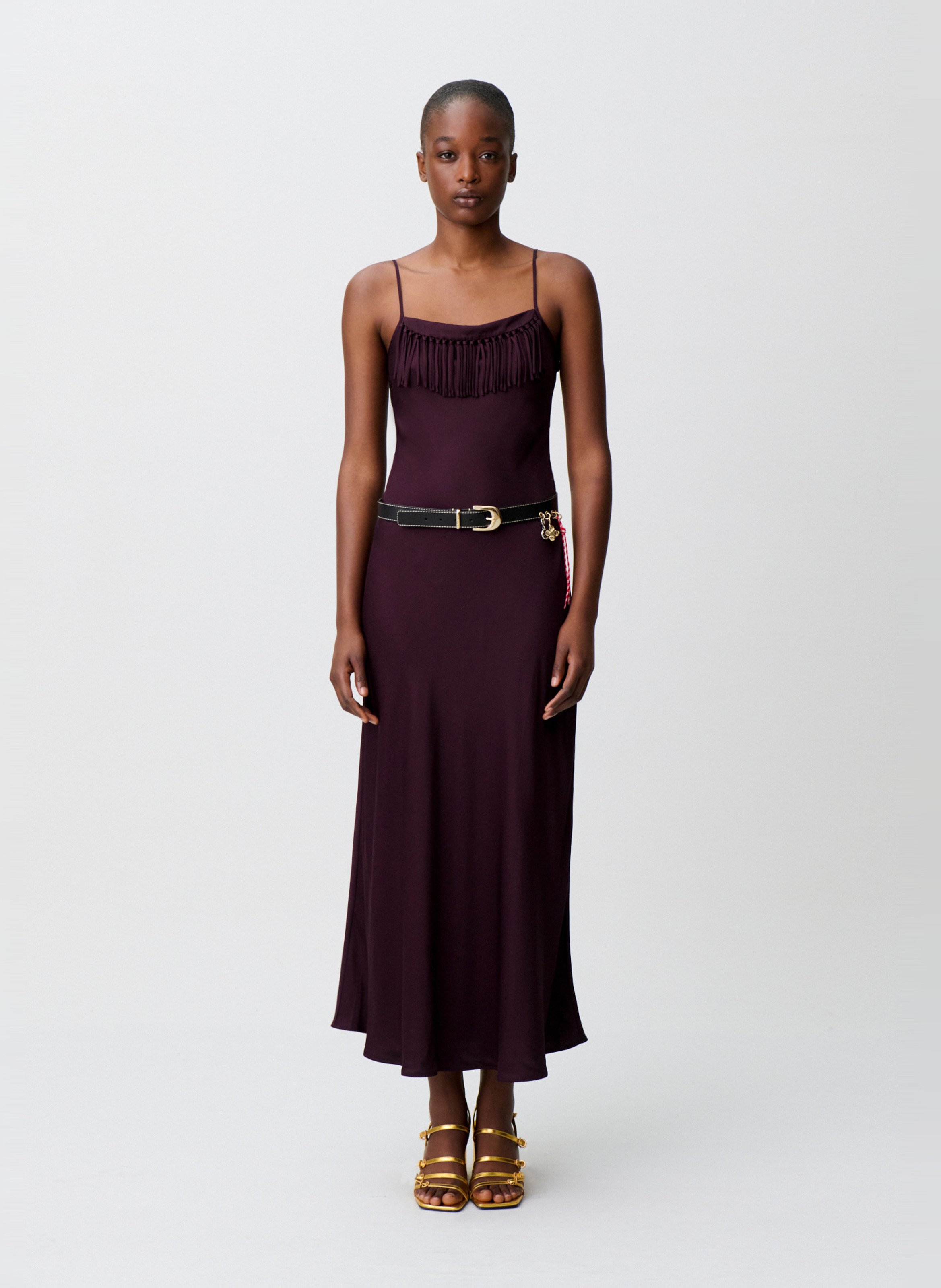 Robe longue CLAUDIE PIERLOT Prune