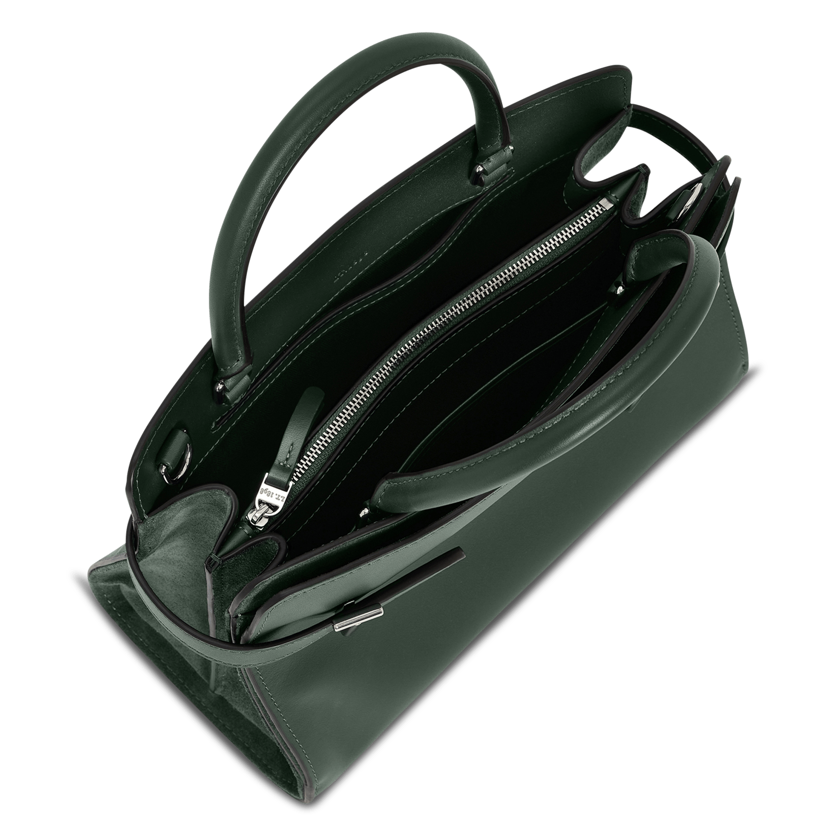 Leather handbag | Green LE TANNEUR Women
