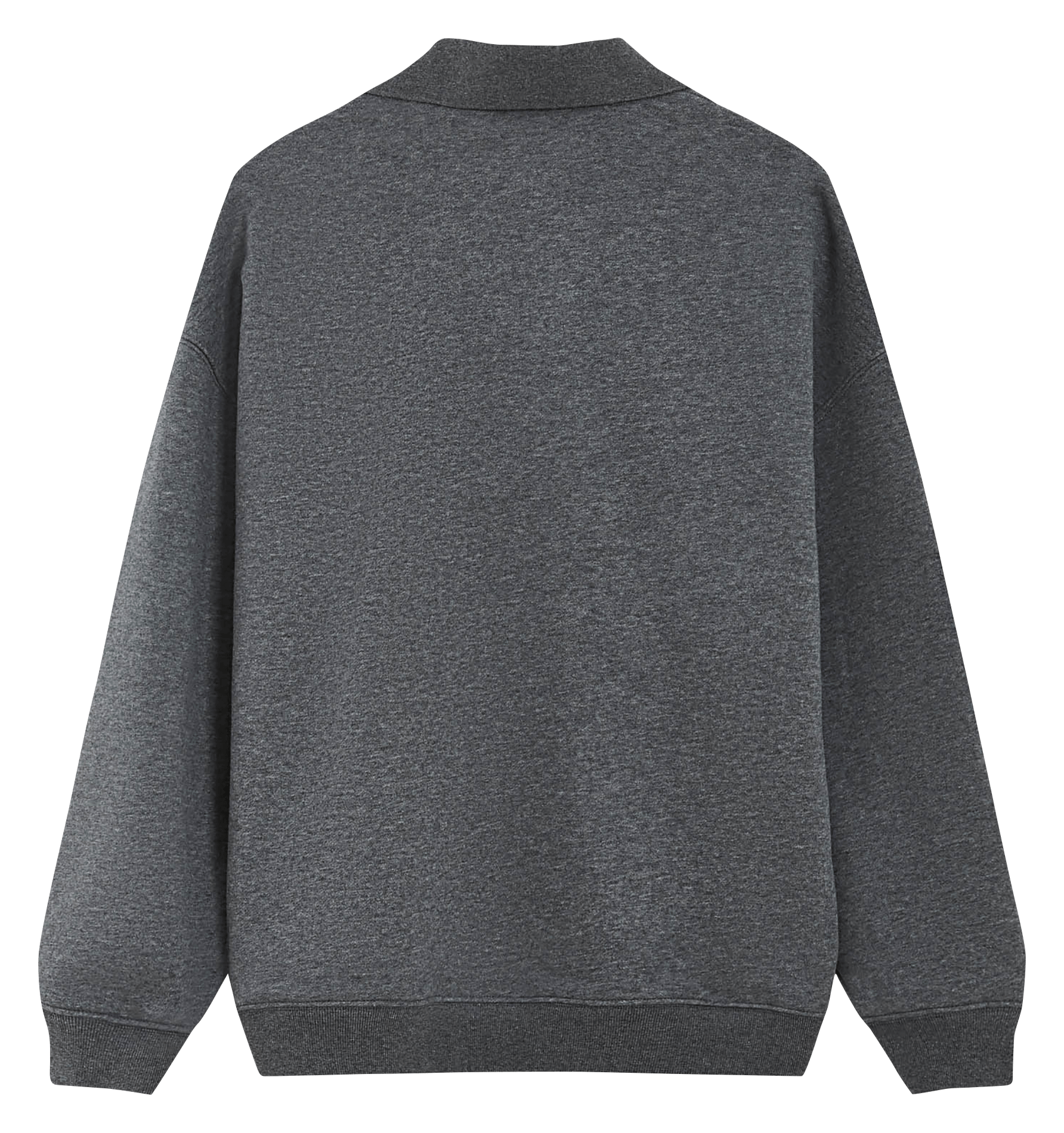Round-neck cotton-blend sweatshirt GRACE ET MILA Black