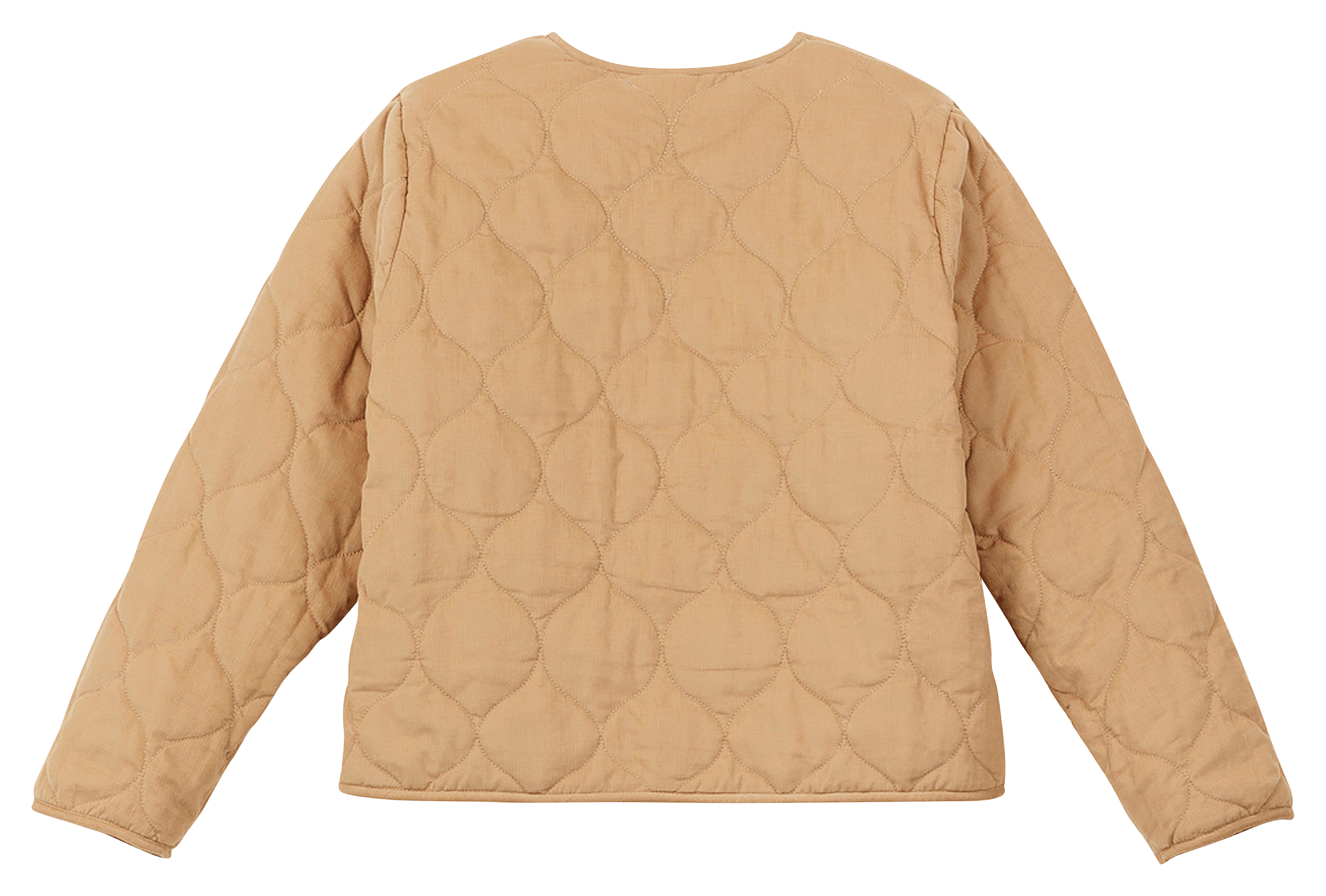 Veste droite col rond boutonnée A.P Marron