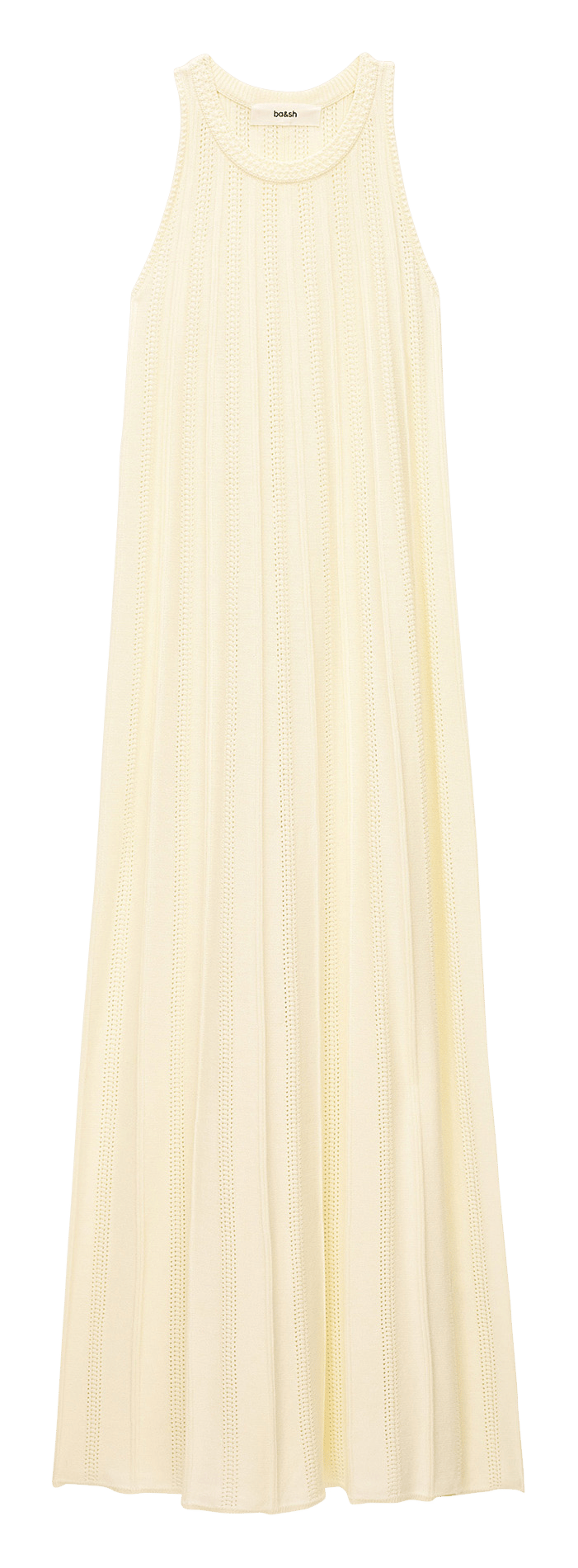 Ärmelloses langes Kleid in lockerer Passform BA&SH Beige
