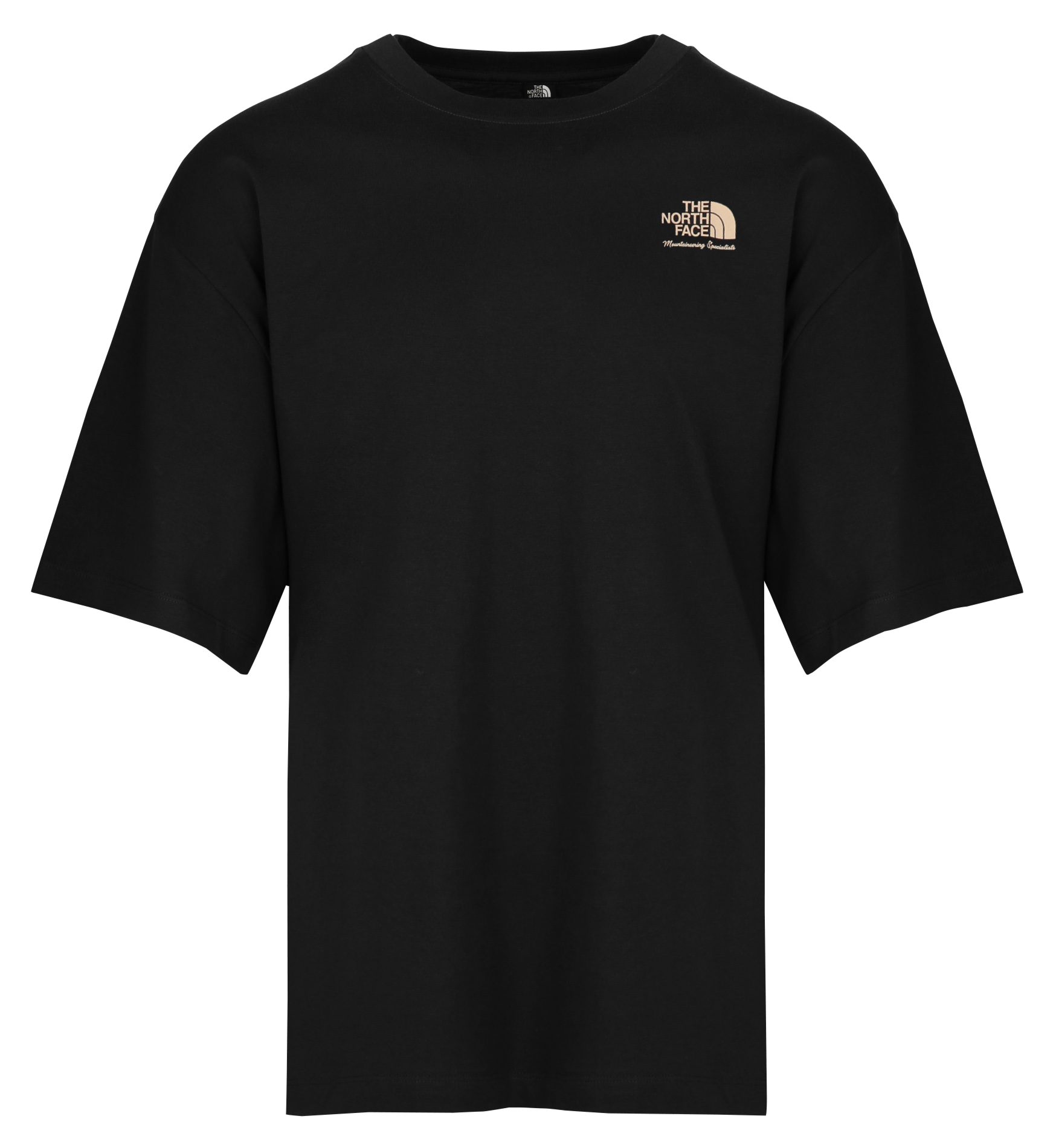 Regular-fit, katoenen T-shirt met ronde hals THE NORTH FACE Zwart