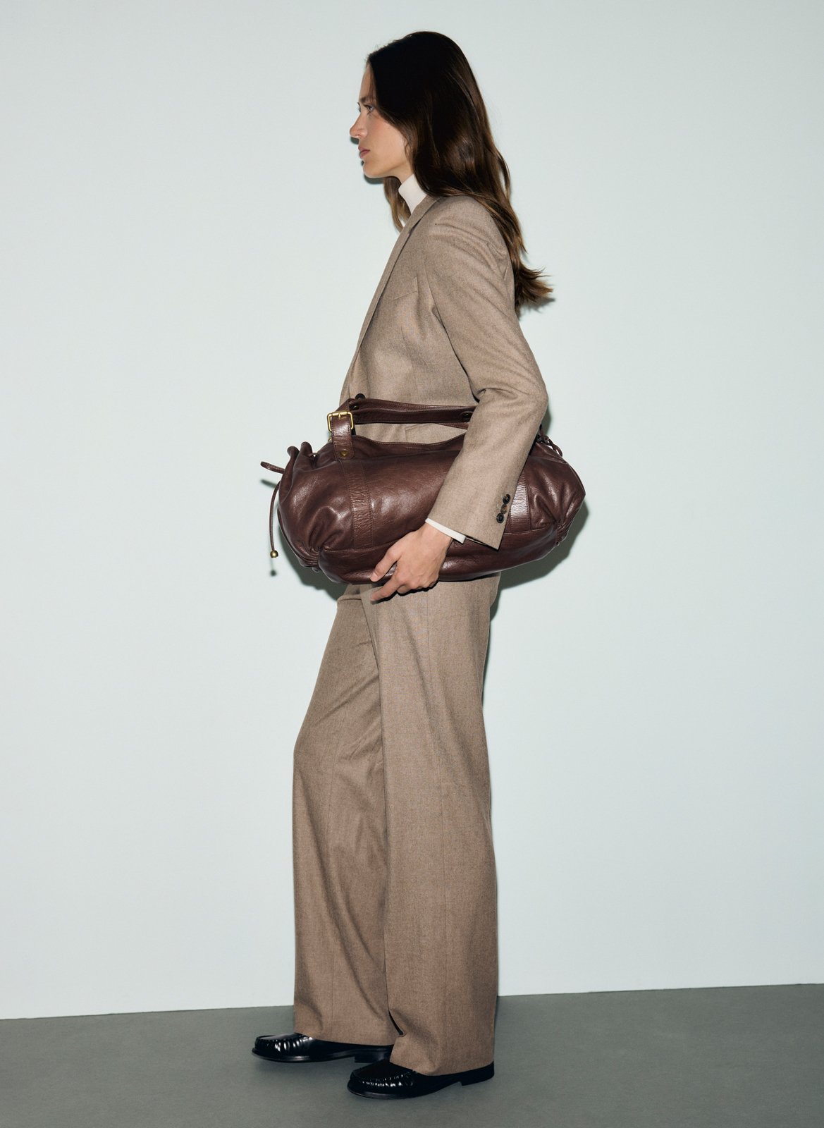 Gerade geschnittene einfarbige Anzughose GERARD DAREL Beige