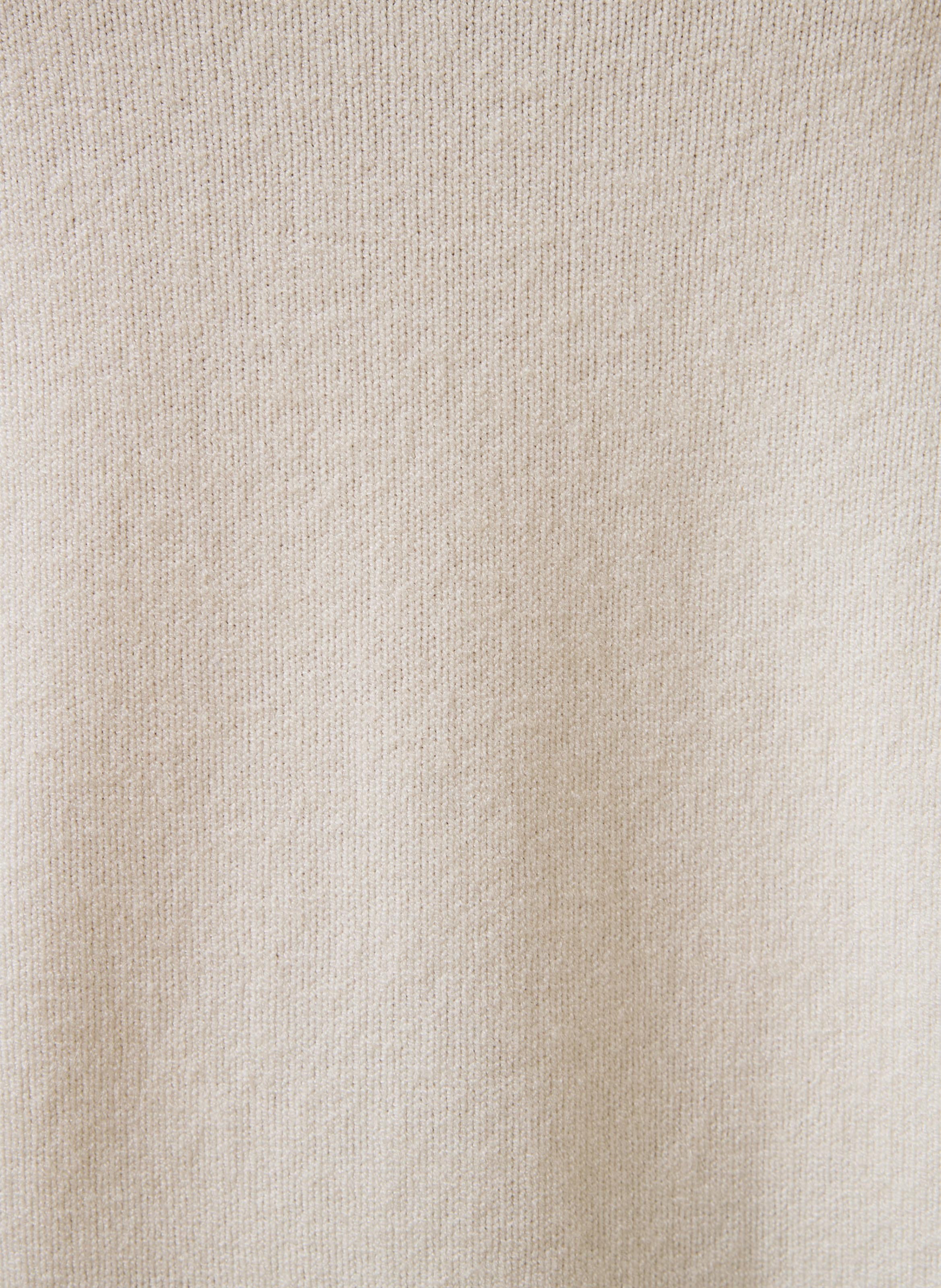 Oversized draped neck pullover LA FEE MARABOUTEE White