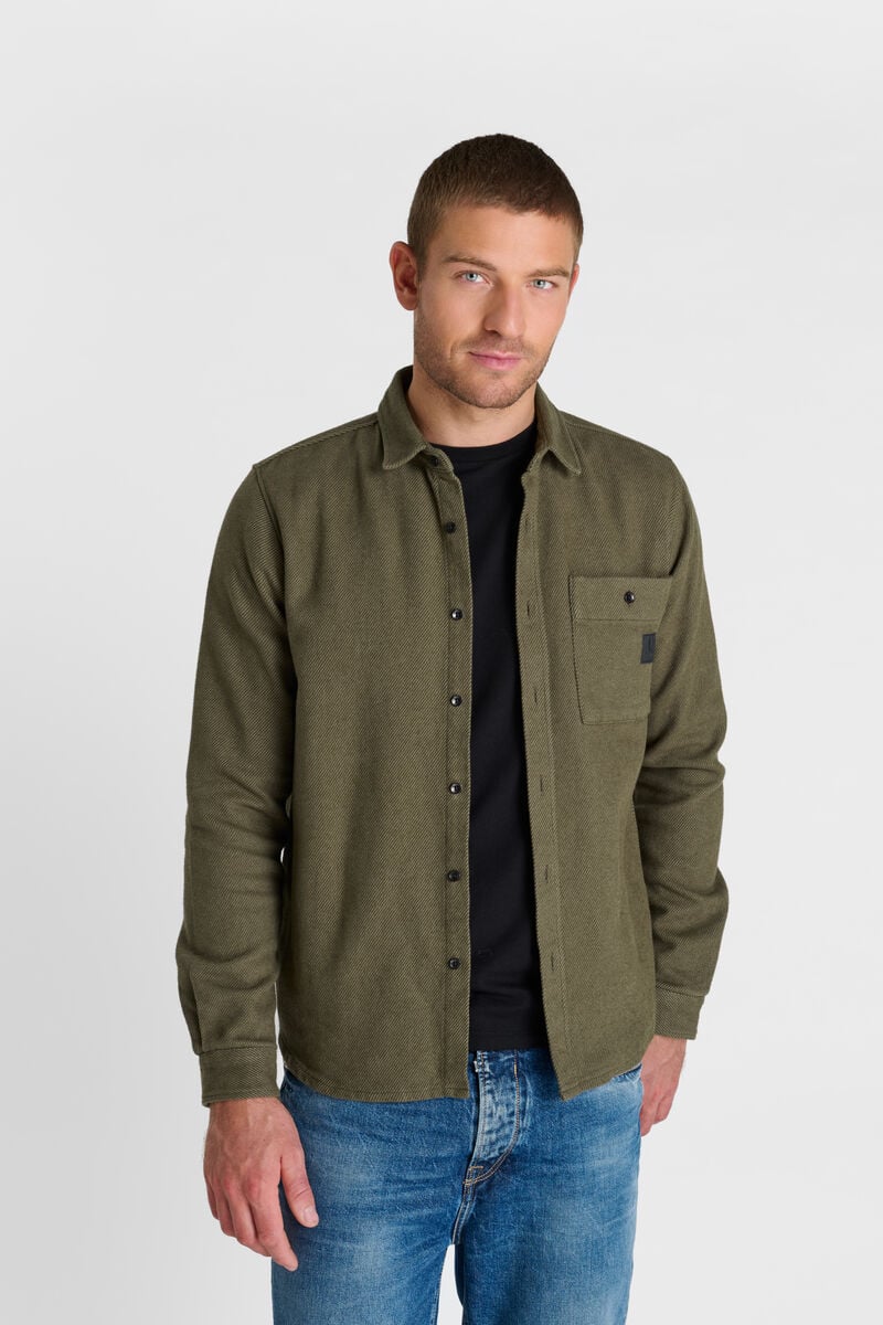 Buttoned shirt LE TEMPS DES CERISES Khaki