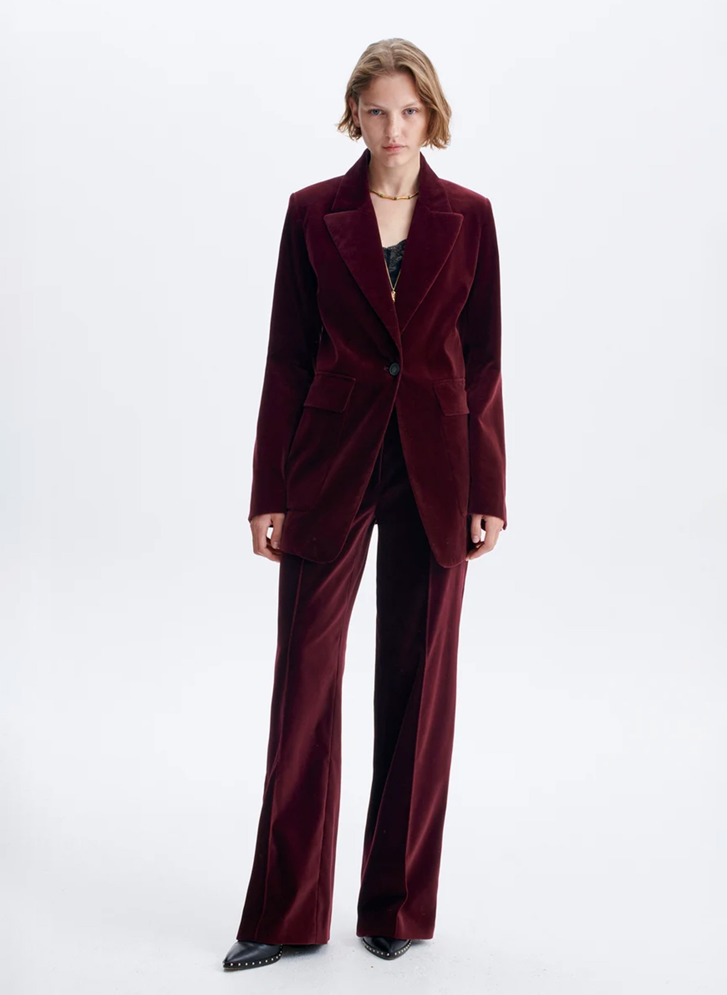 Baumwoll-Mix-Jacke mit Reverskragen VANESSA BRUNO Braun