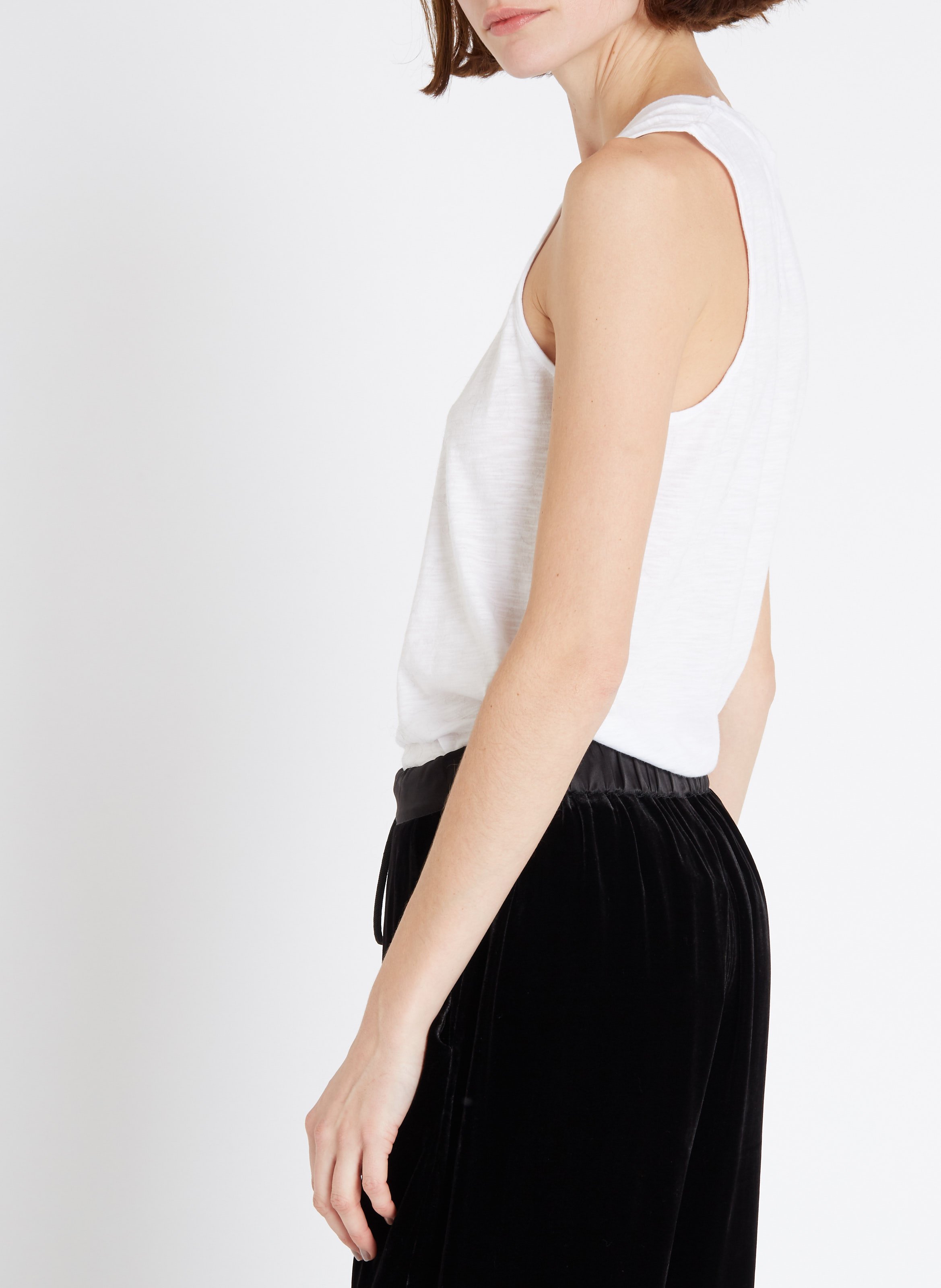 Débardeur col rond en coton mélangé AMERICAN VINTAGE