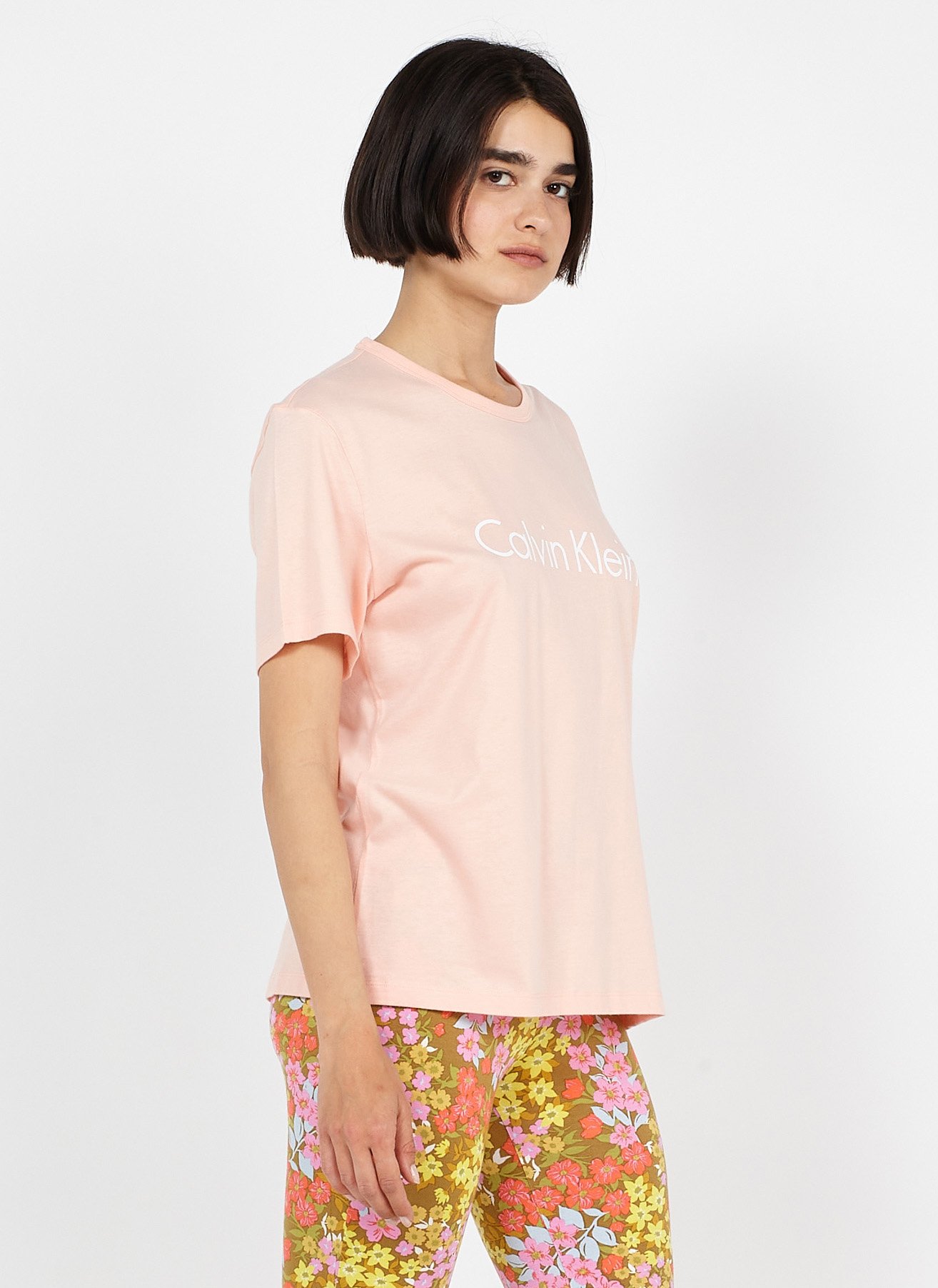 Calvin klein t 2024 shirt damen rosa