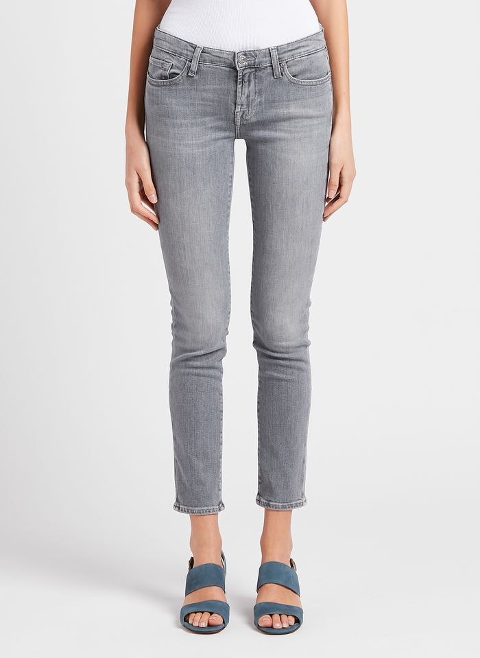 Scheiden output Assert Skinny Jeans Met Lage Taille Grey 7 For All Mankind - Dames | Place des  Tendances