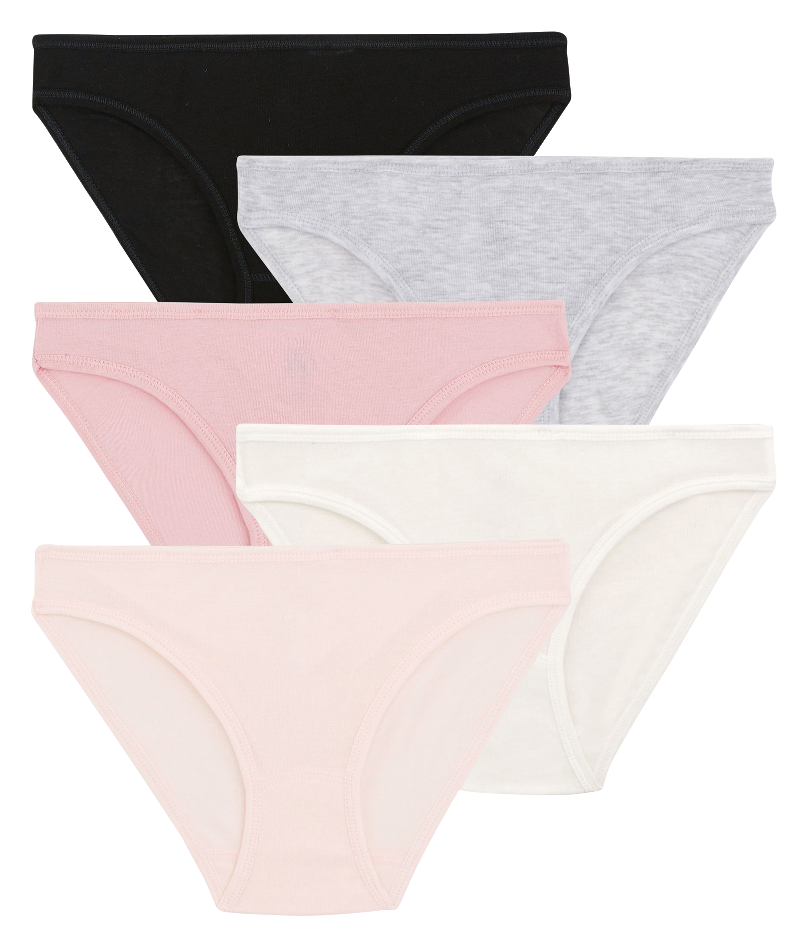 Pack of 5 cotton panties PETIT BATEAU Multicolored