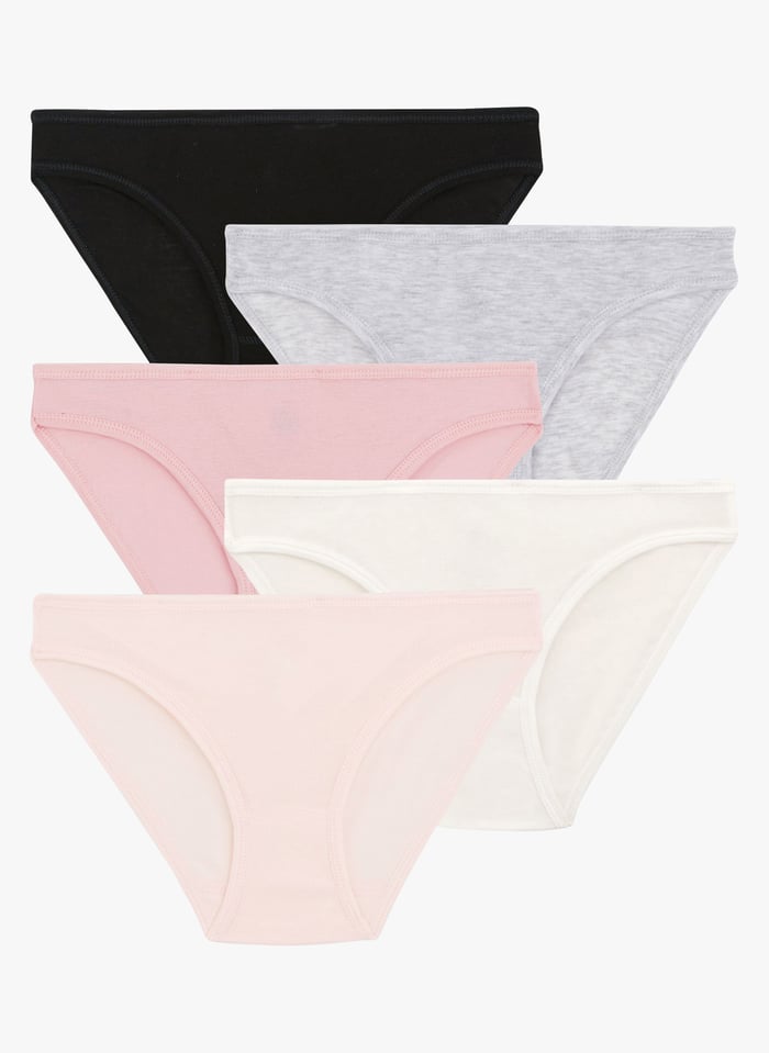 Lot De 5 Culottes En Coton Variante 3 Pack Petit Bateau Femme