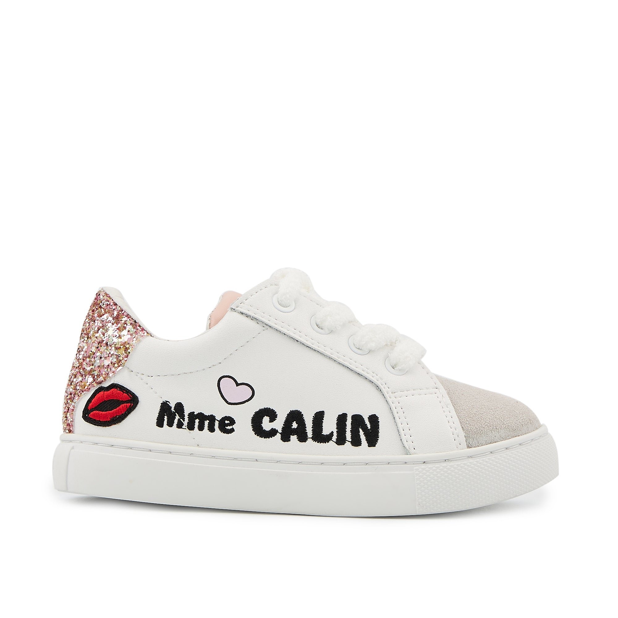 Leather sneakers BONS BAISERS PARIS White