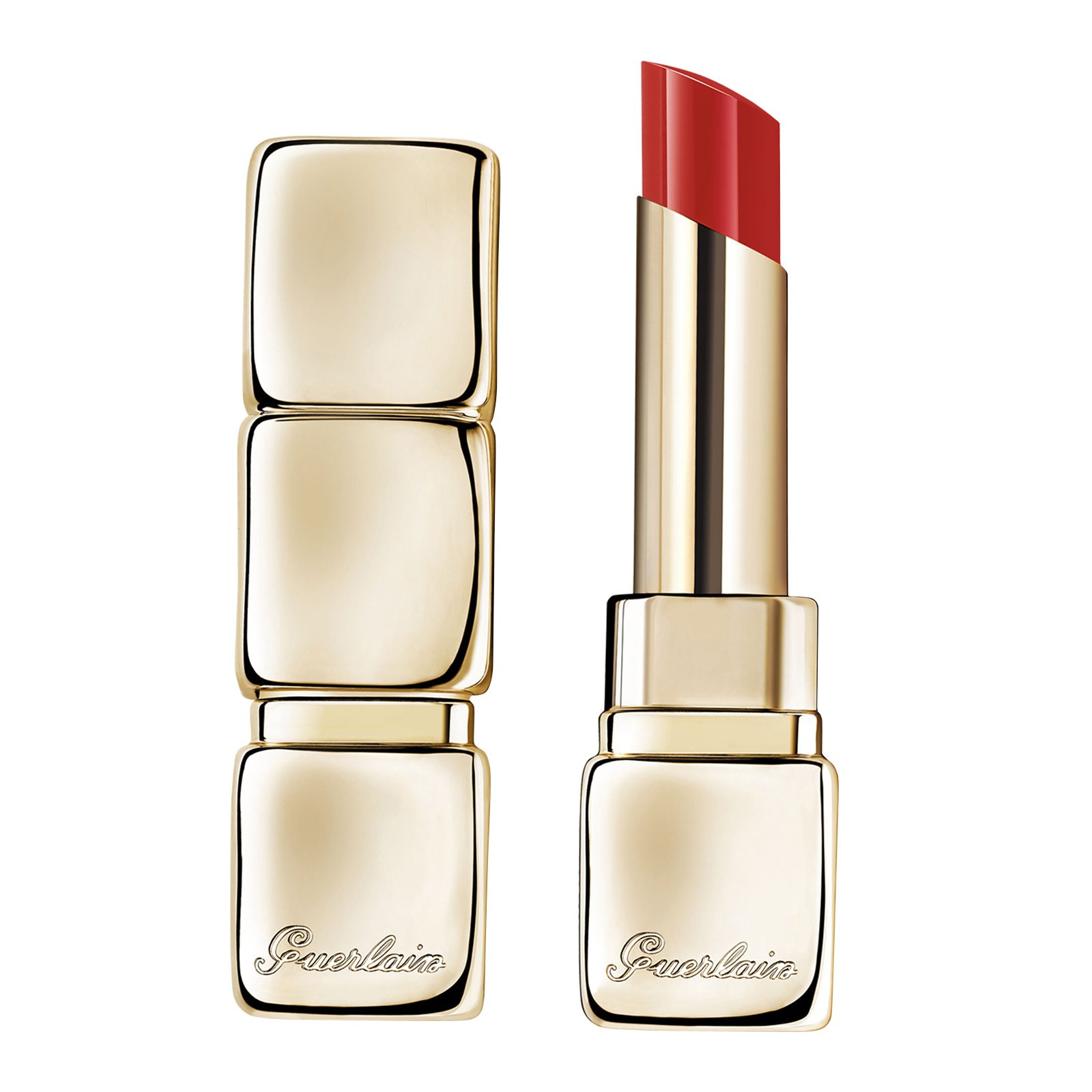 KissKiss Shine Bloom Rouge brillant GUERLAIN 709 petal red