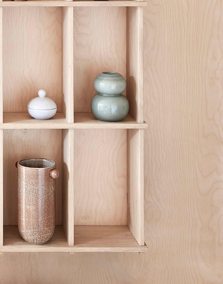 Stoneware candy jar OYOY LIVING DESIGN White