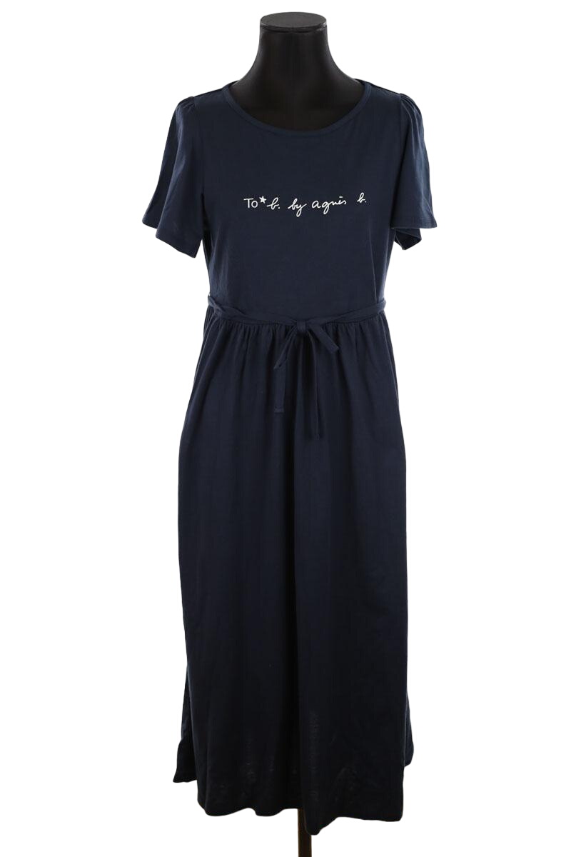 Cotton dress AGNES B. - Seconde Main Blue