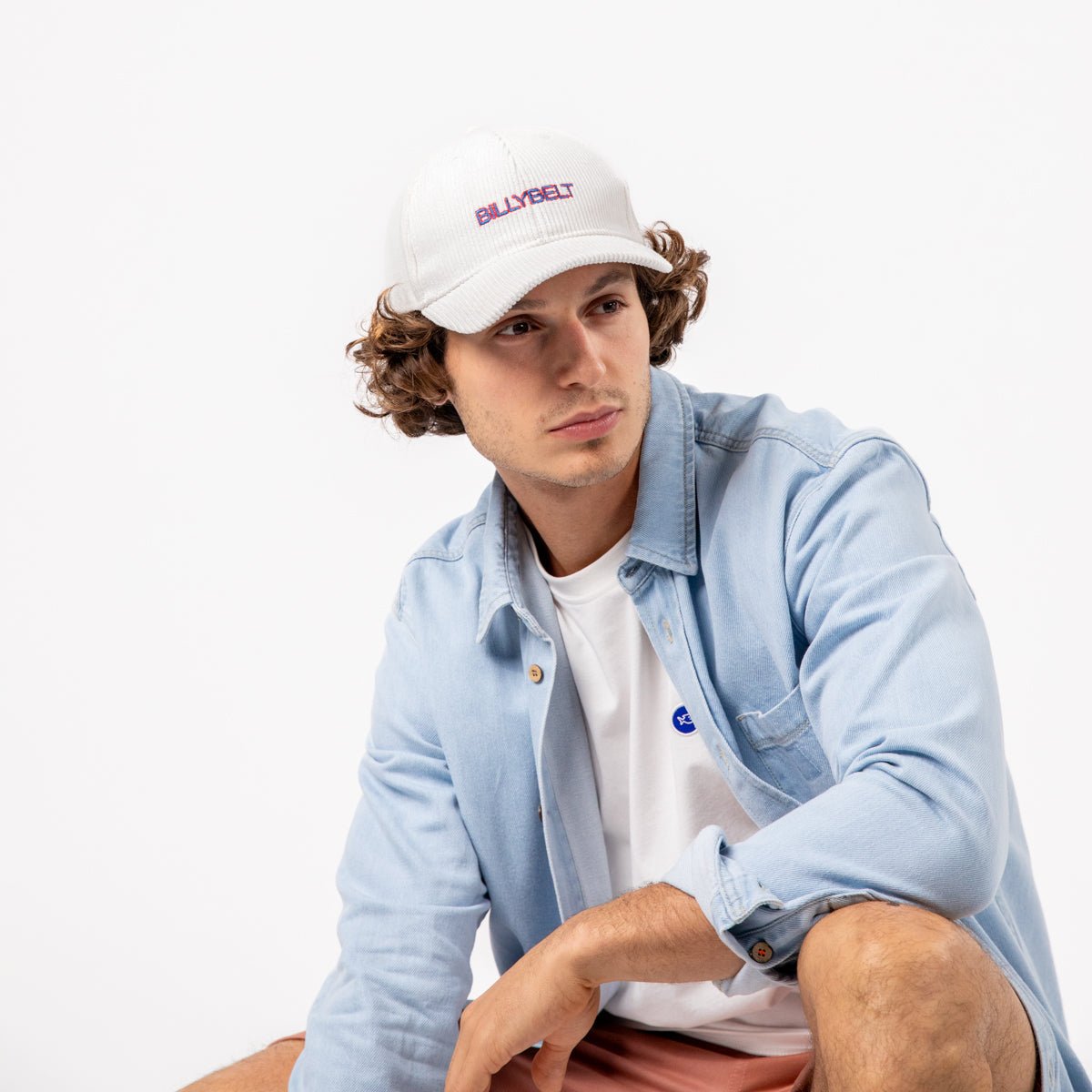 Velvet cap BILLYBELT White