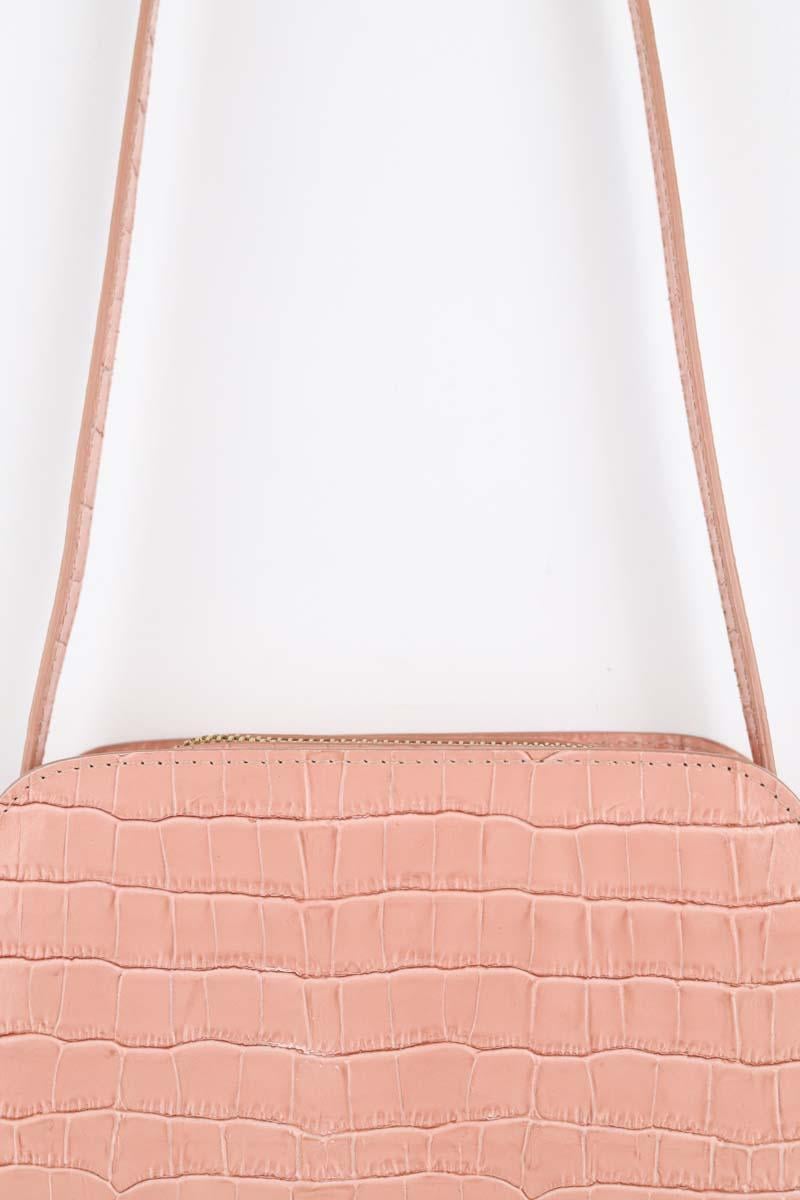 Leather messenger bag LK BENNETT - Seconde Main Pink