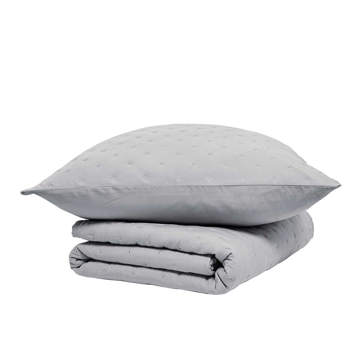 Boutis bedspread TODAY LINGE DE MAISON Grey