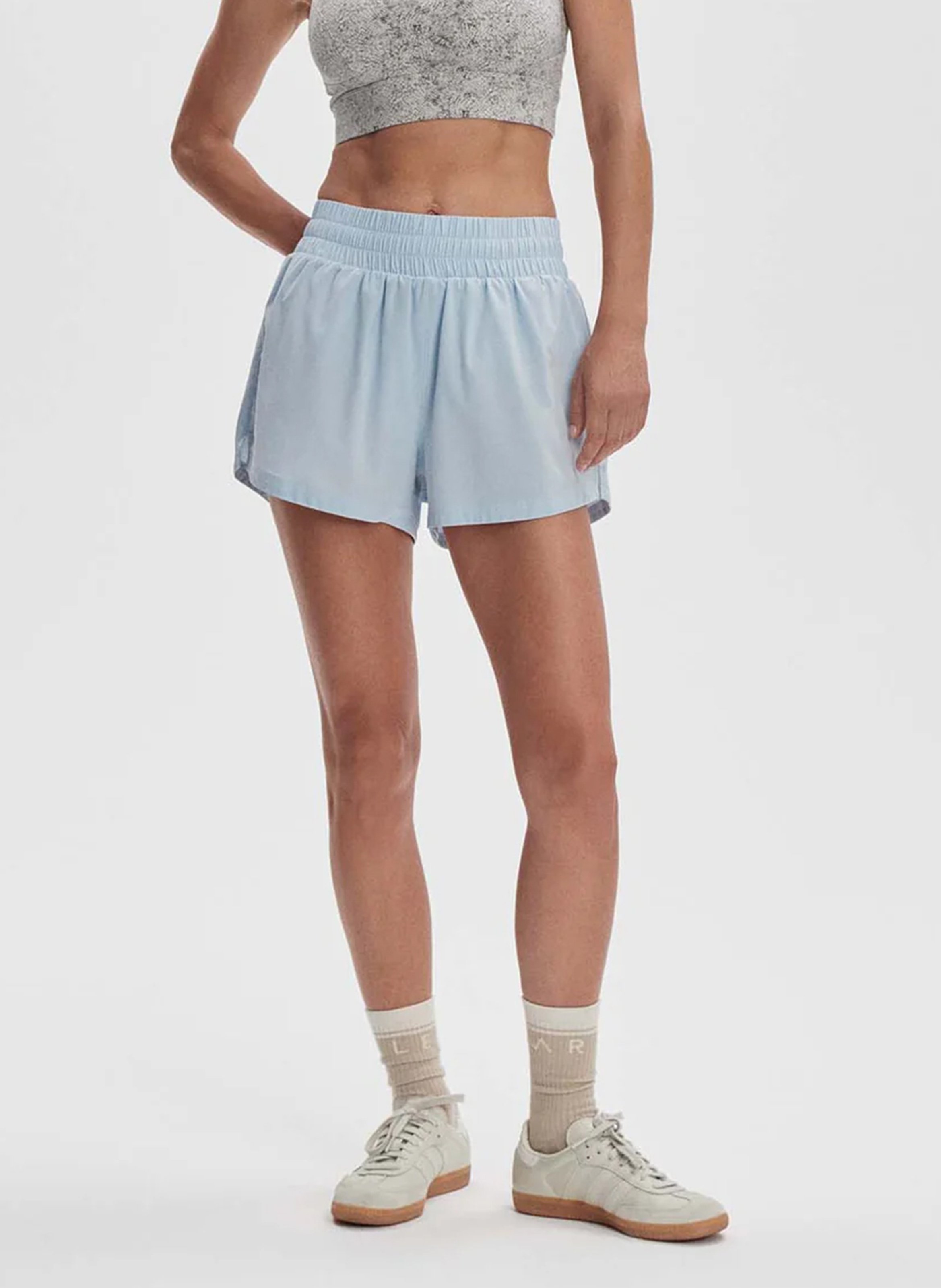 Gerad geschnittene Shorts VARLEY Blau