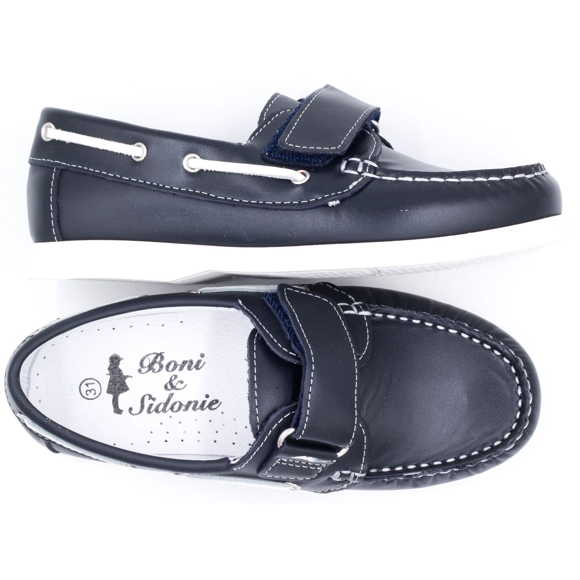 Children's boat shoes Boni & Sidonie Blue
