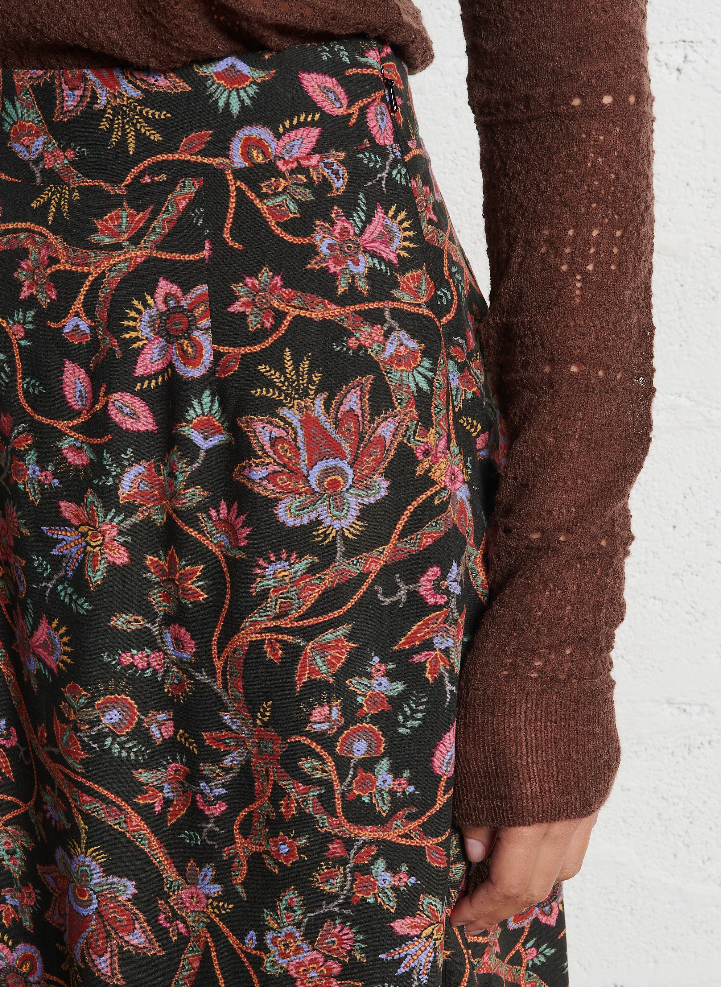 Halflange jurk met print LOUISE MISHA Blauw