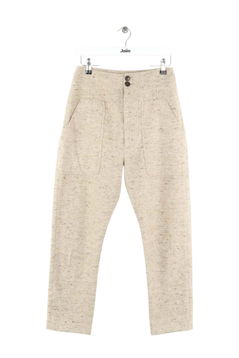 Slim-fit cotton cargo pants ISABEL MARANT ÉTOILE - SECONDE MAIN Beige