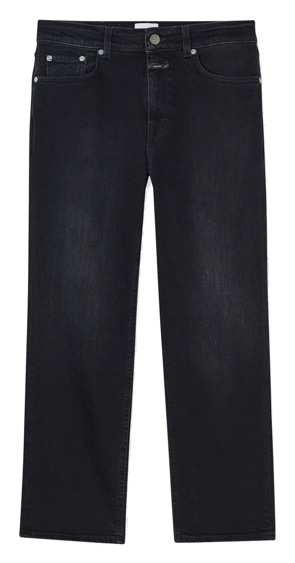 Cotton-blend straight jeans CLOSED Grey