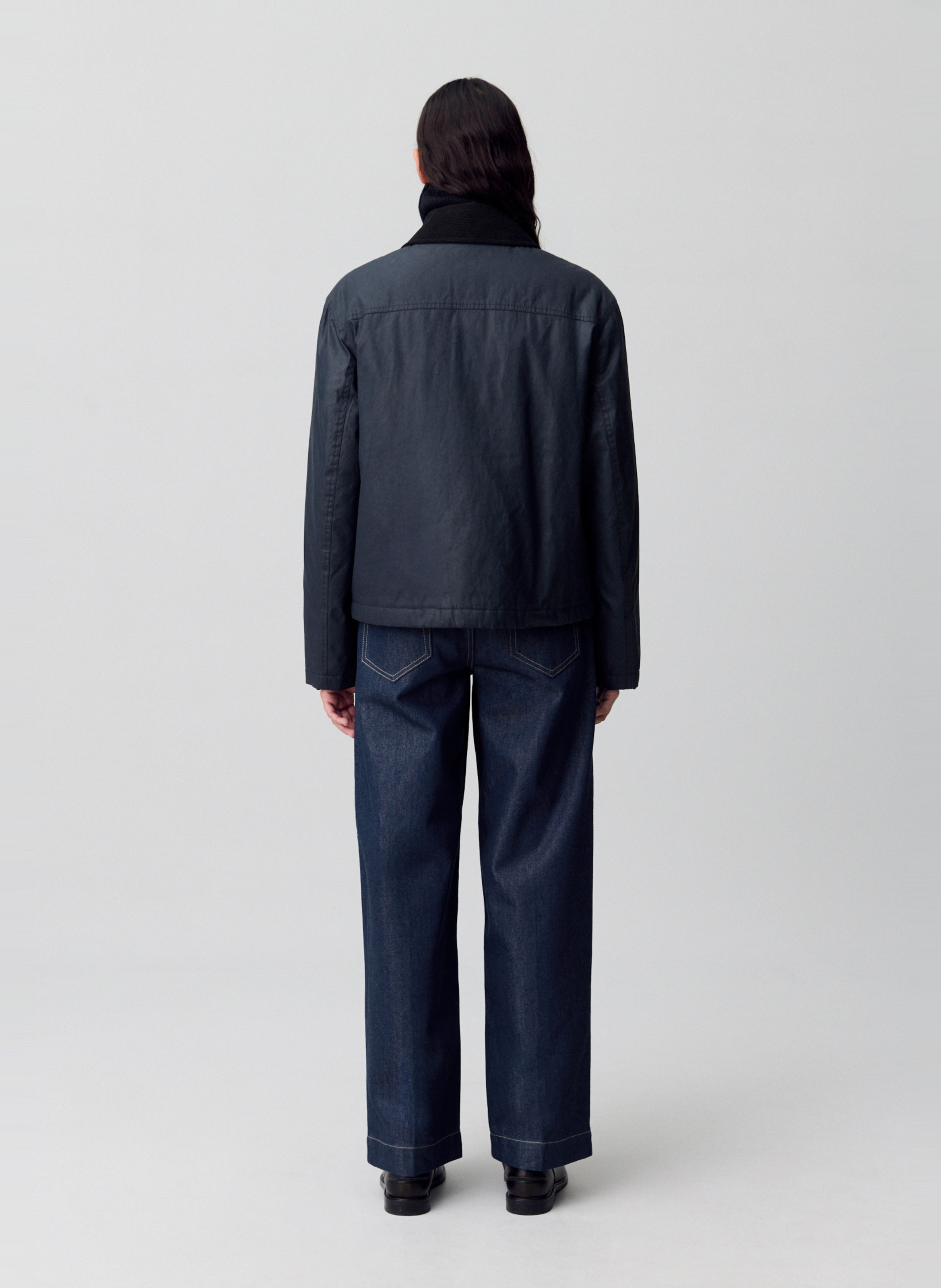 Mantel mit Hemdkragen CLAUDIE PIERLOT Blau