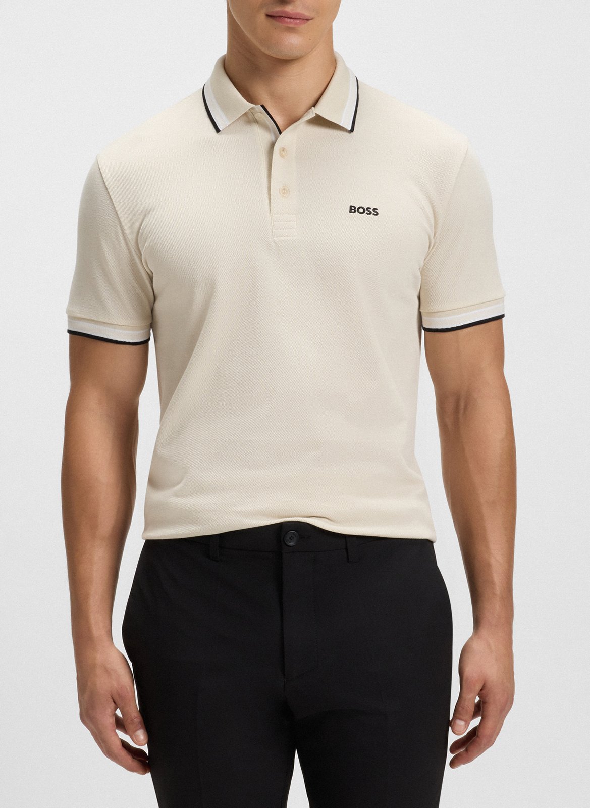 Regular-fit cotton polo shirt BOSS