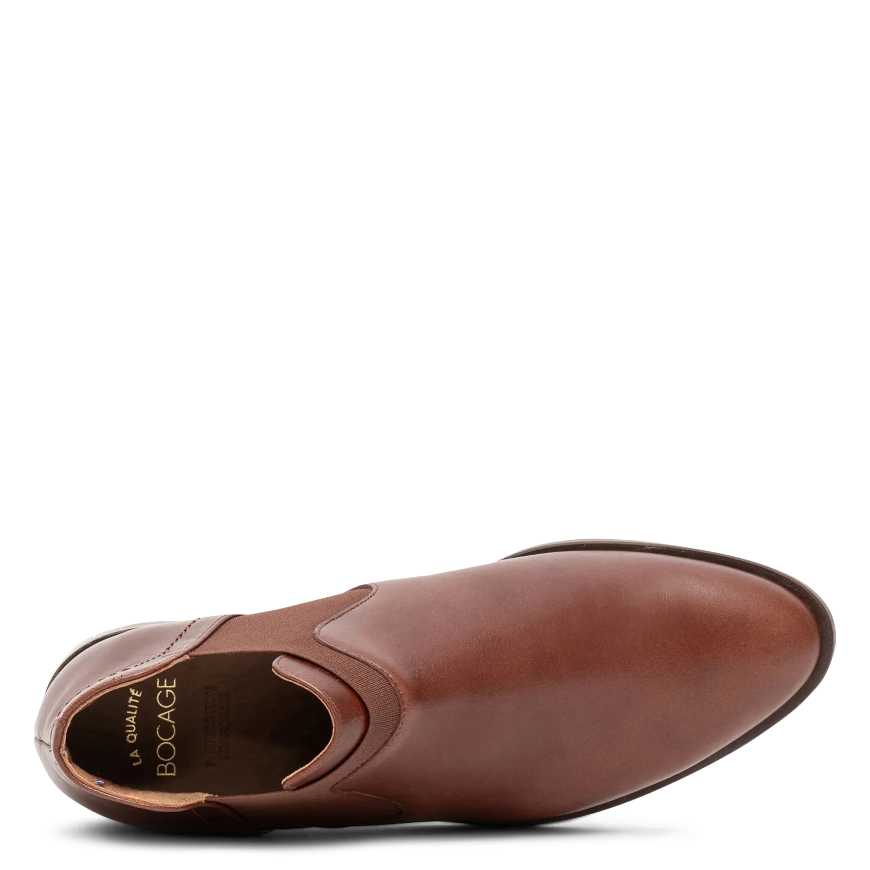 Chelsea Leder Ankle Boots BOCAGE Braun