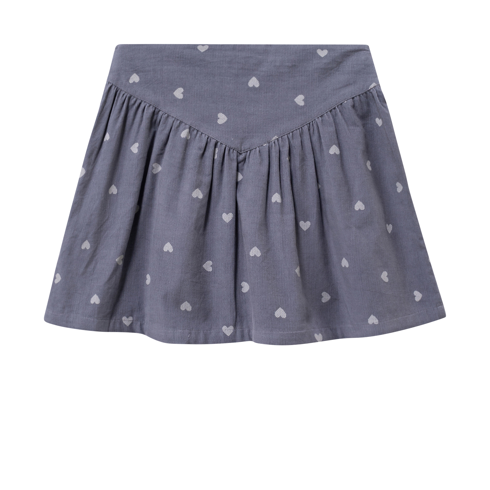 Jupe courte évasée en coton IKKS JUNIOR Bleu