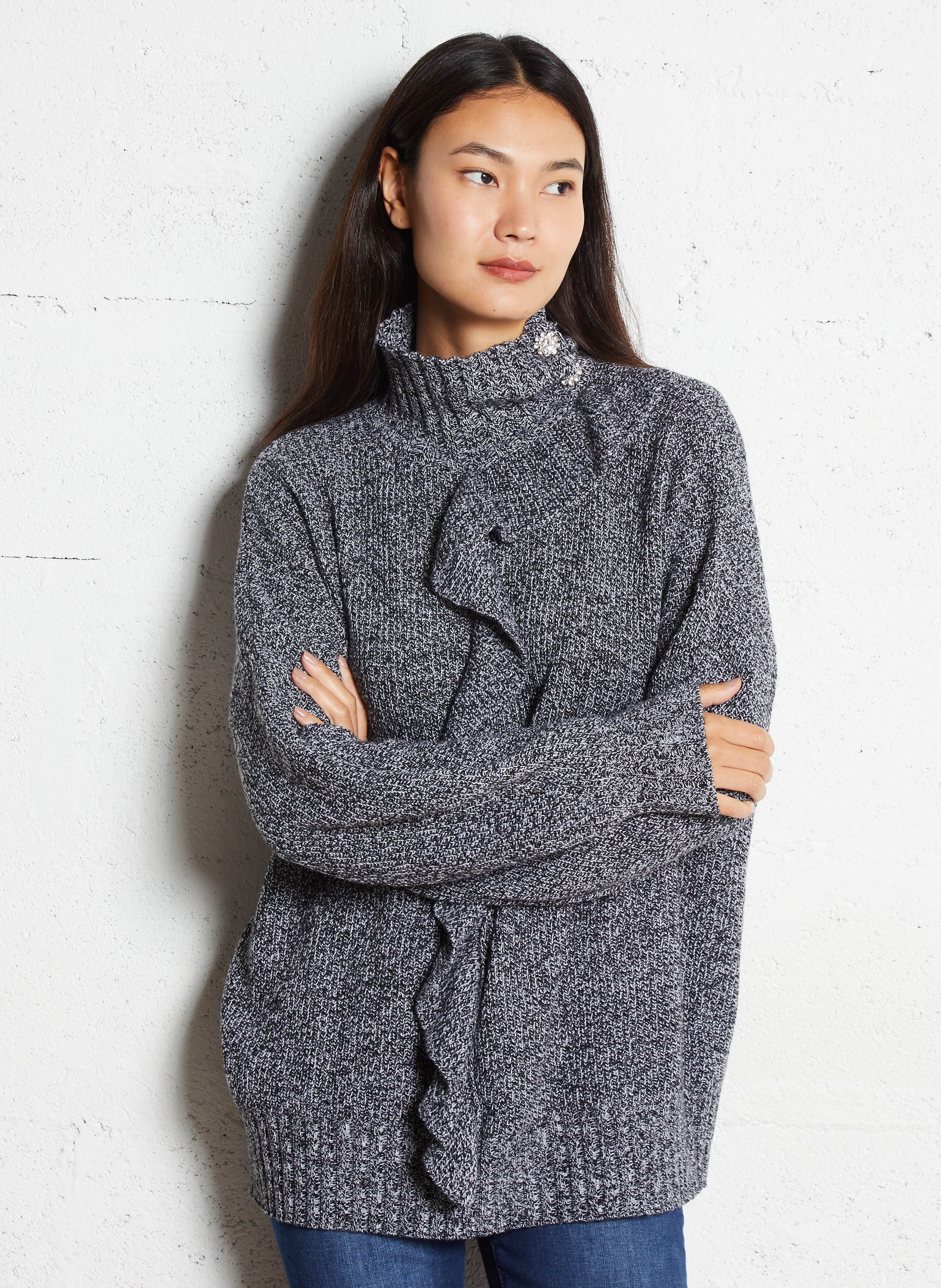 Pull ample à col montnant  LIU JO