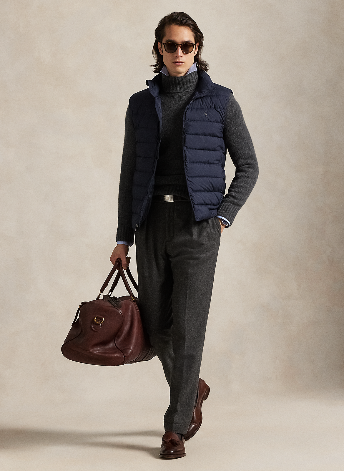 Doudoune col montant  POLO RALPH LAUREN Bleu