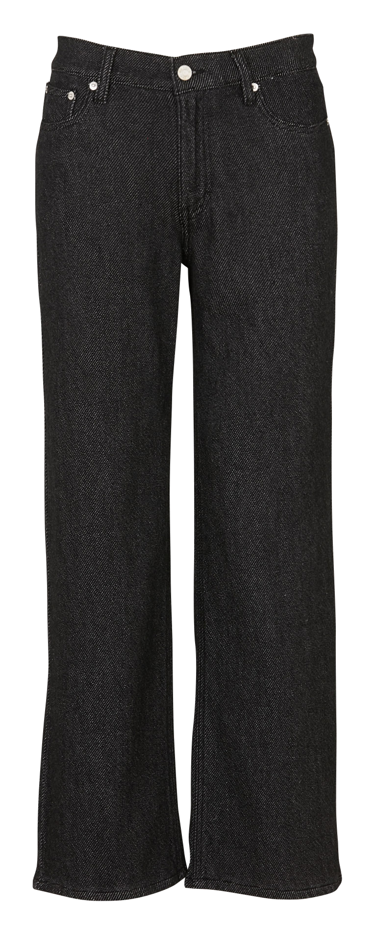 Katoenen straight fit pantalon LAB DIP Blauw