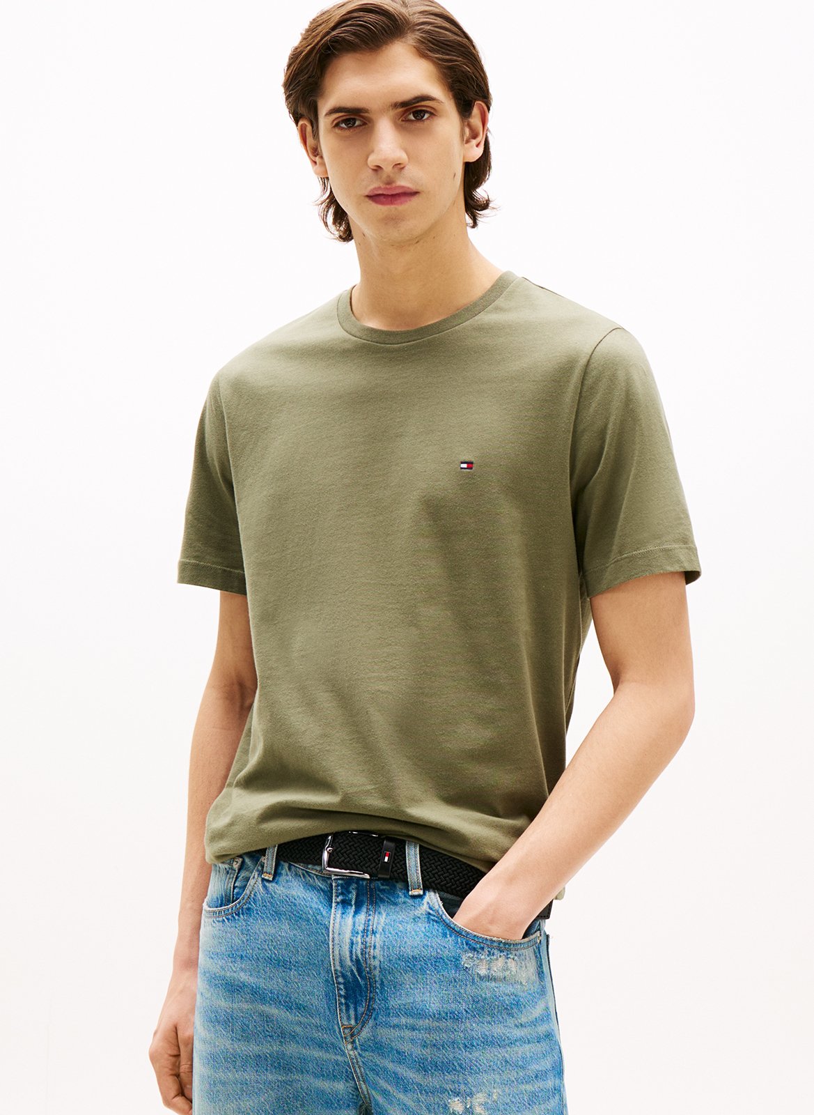 Round-neck cotton T-shirt TOMMY HILFIGER