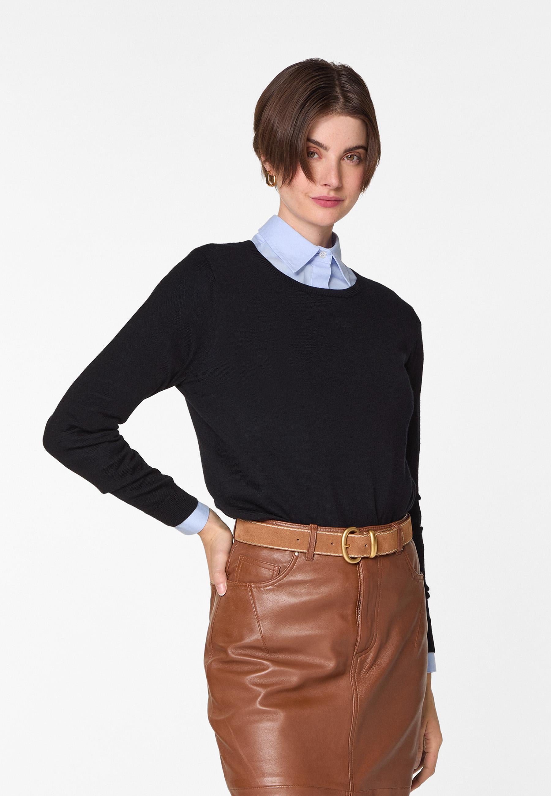 Merino wool sweater RODIER Black