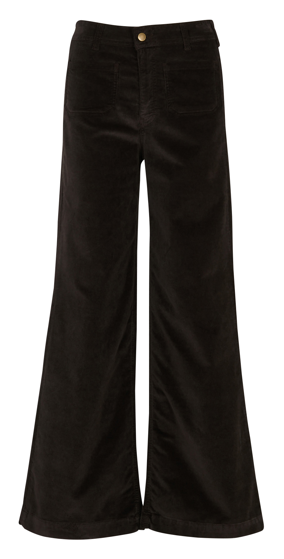 Corduroy cropped pants MAISON HOTEL Brown