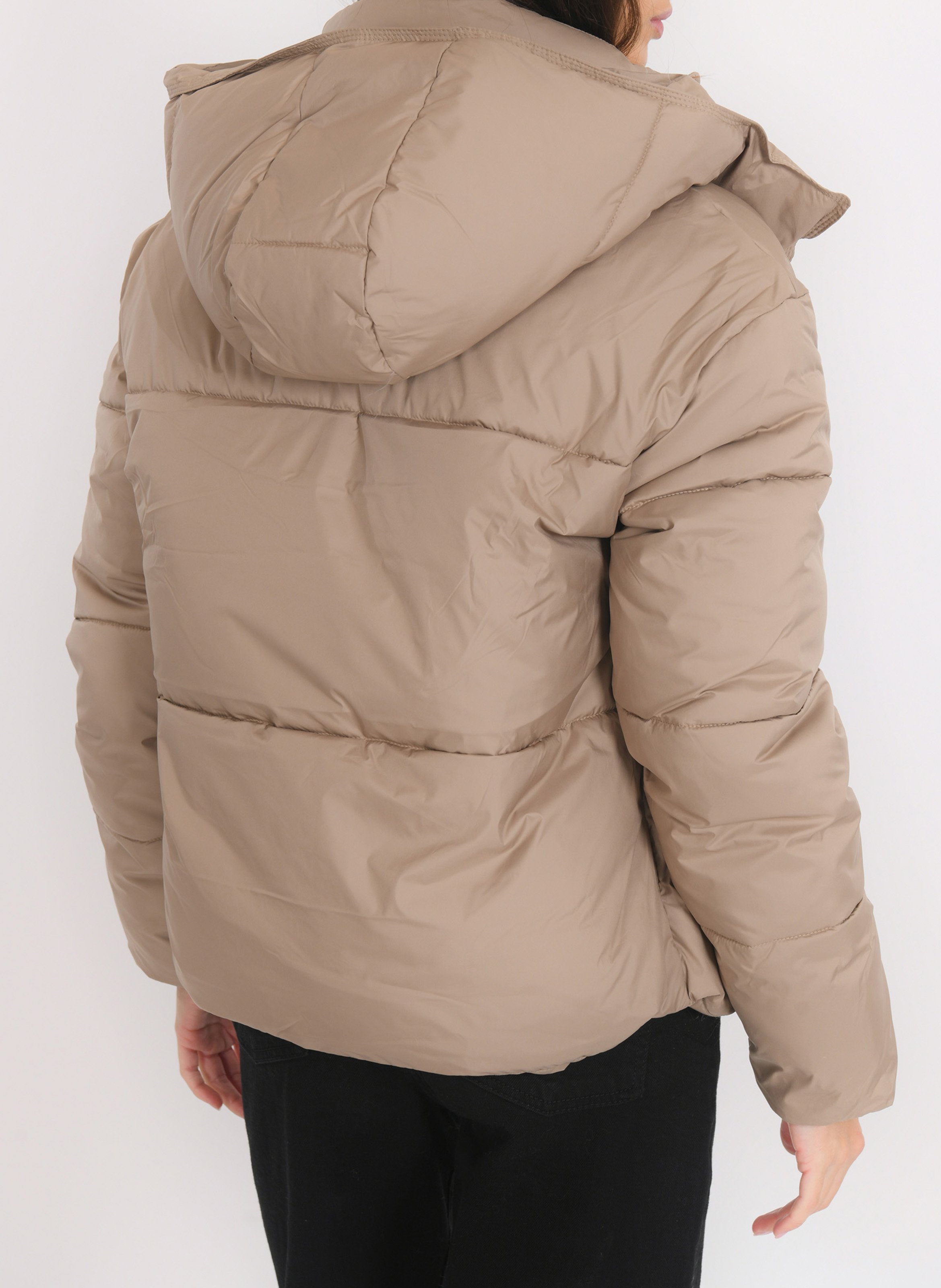 Doudoune à capuche oversize KOOKAI Beige