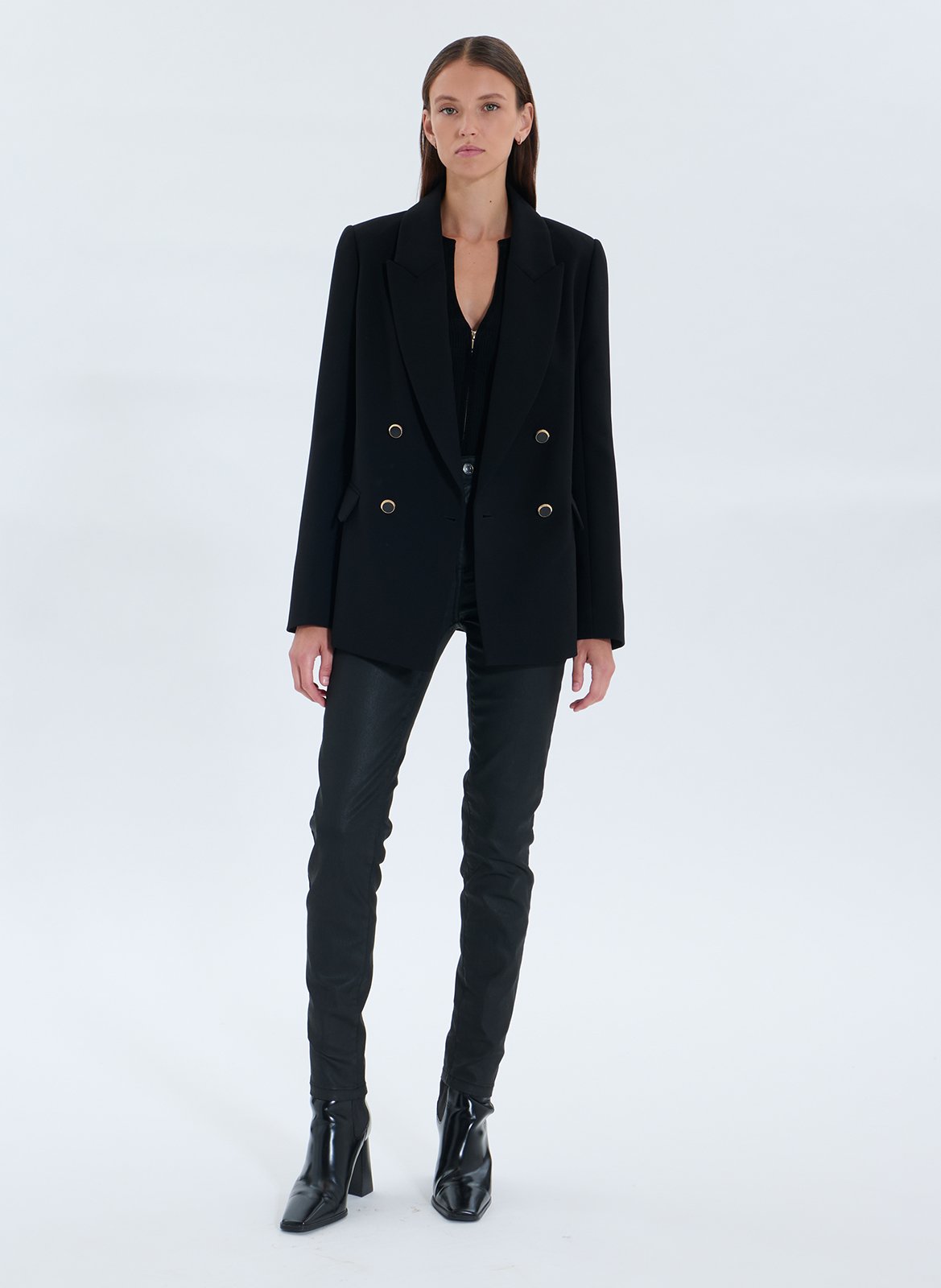 Cotton-blend skinny jeans ZAPA