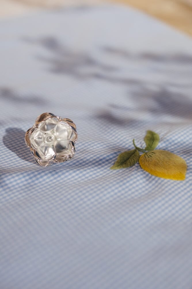 AGLAÉ - Silver-plated flower maxi ring MONSIEUR SIMONE Silver