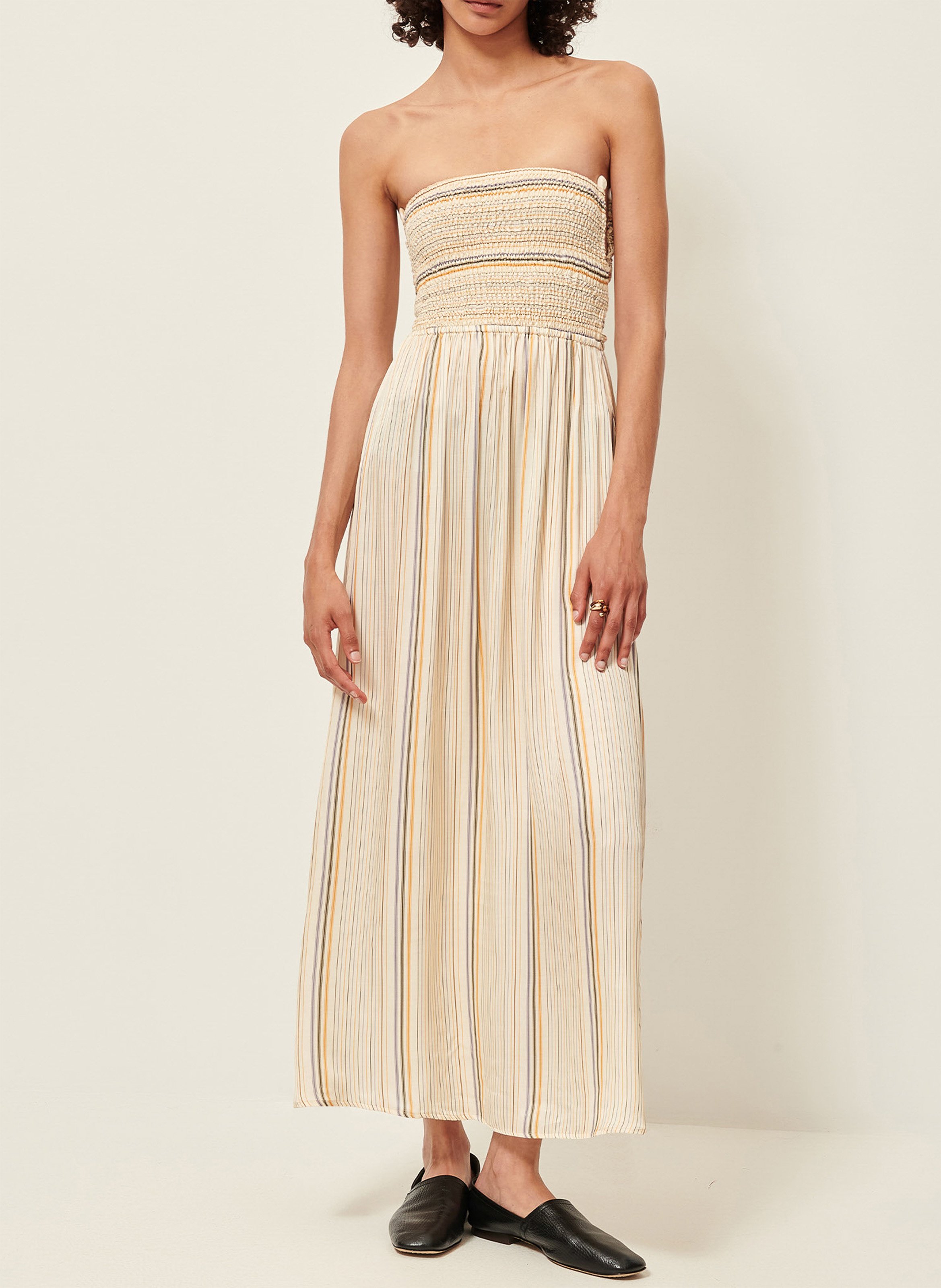 Lange strapless jurk SESSUN Veelkleurig