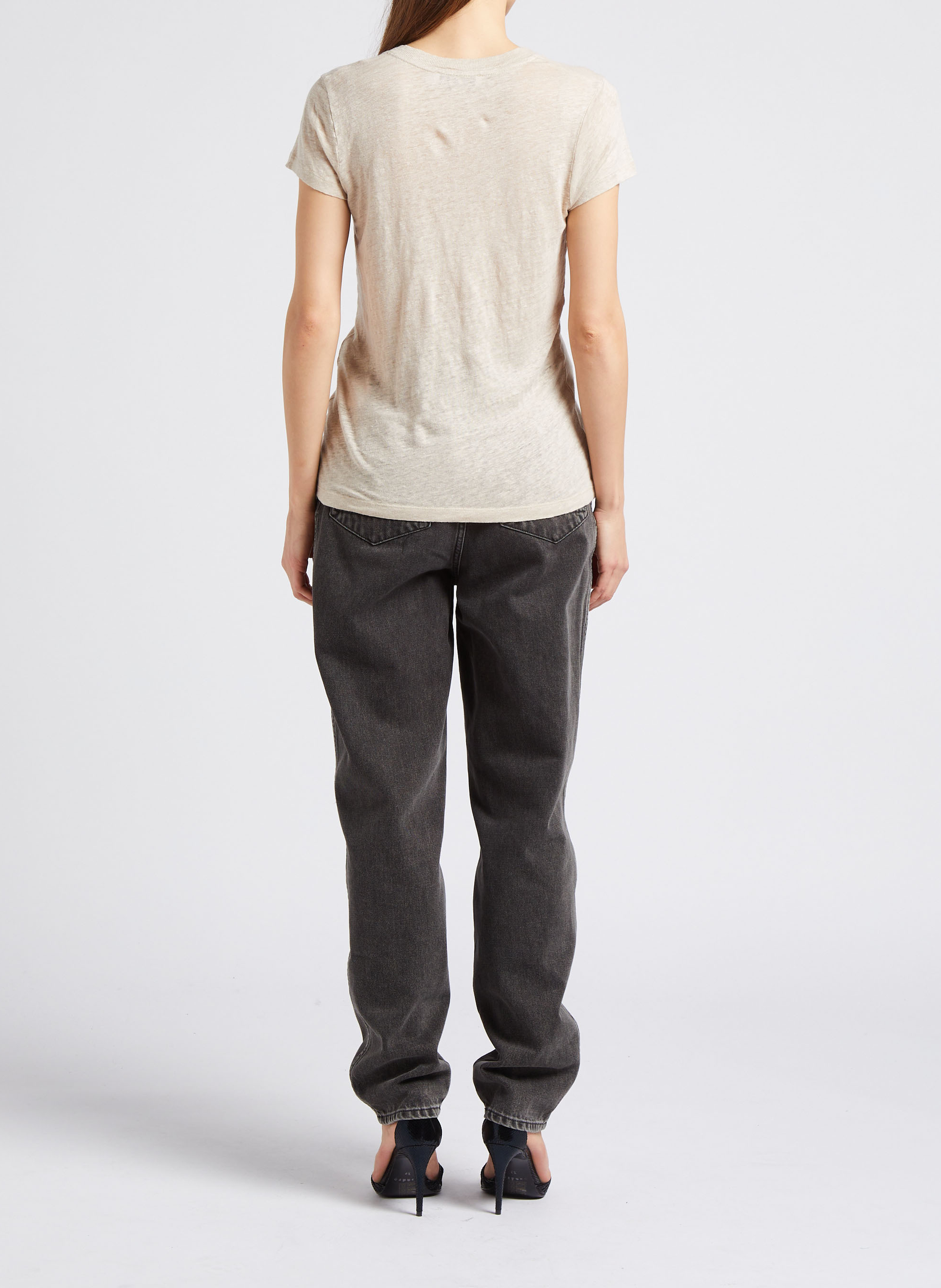 Leren riem met pythonprint CLARIS VIROT Zwart