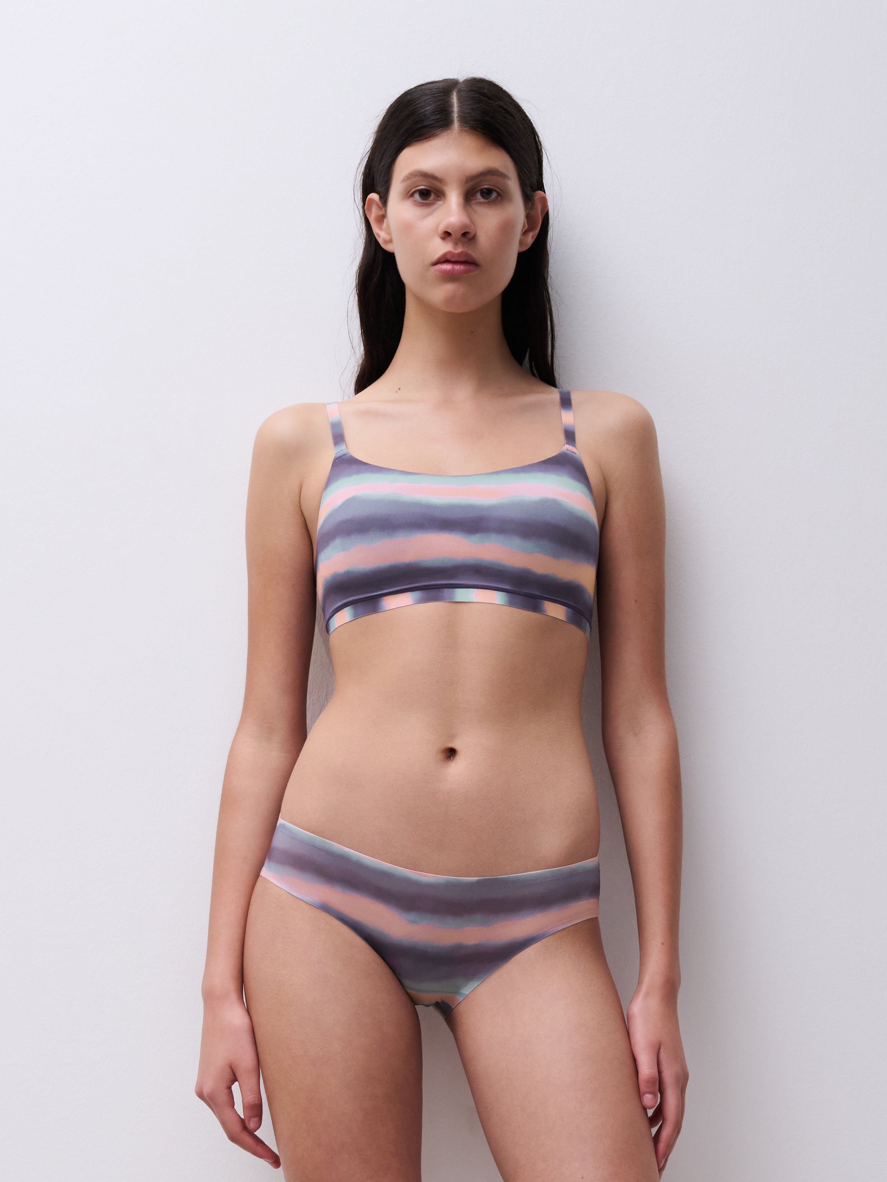 Bralette with cups Multicolored