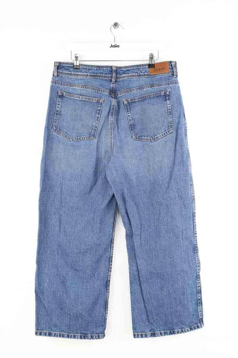 - Straight-leg jeans
- 5 pockets
- Straight cut
- Faded effect SEZANE - Seconde main Blue