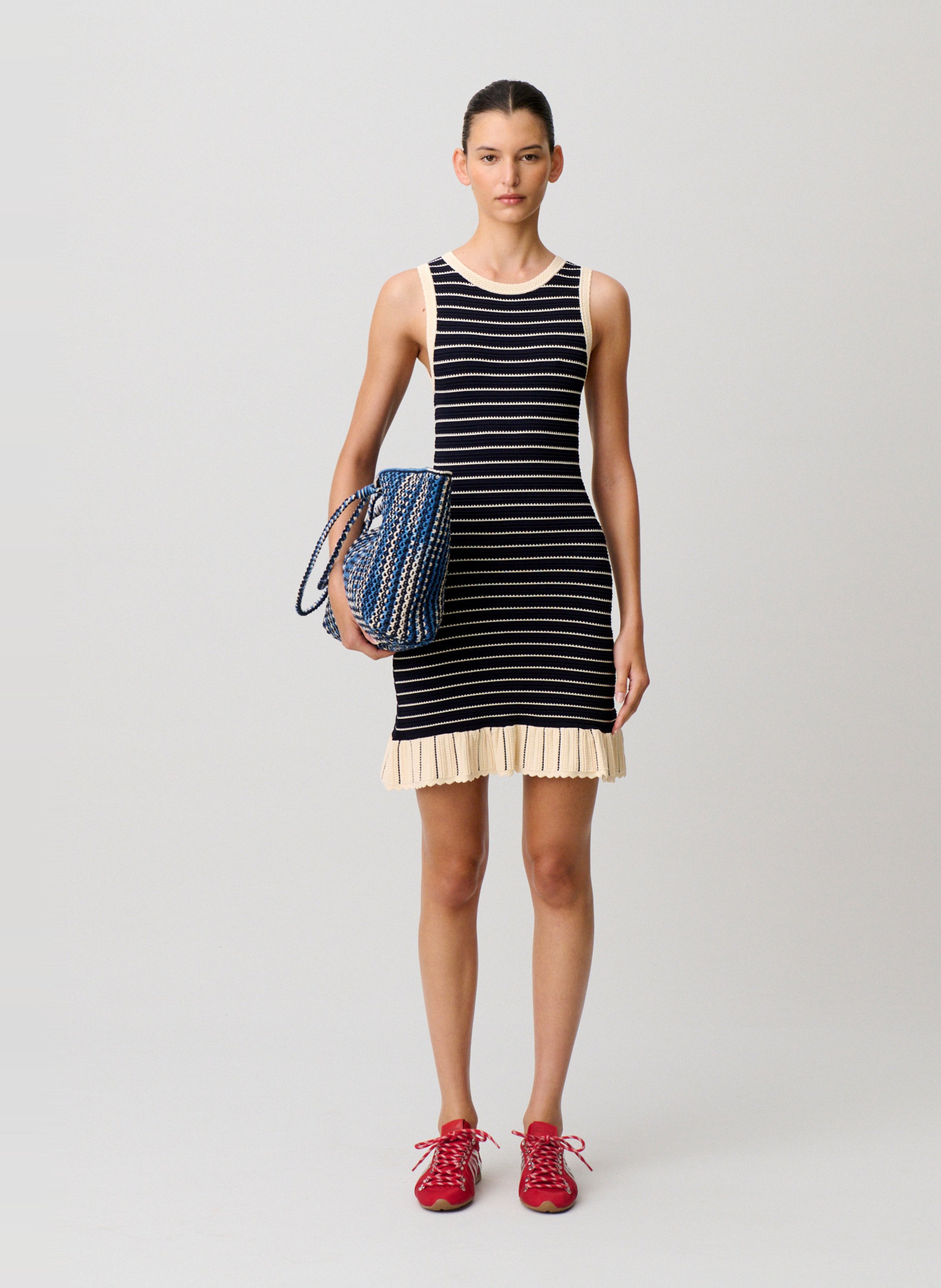 Short bodycon knit dress CLAUDIE PIERLOT Multicolored