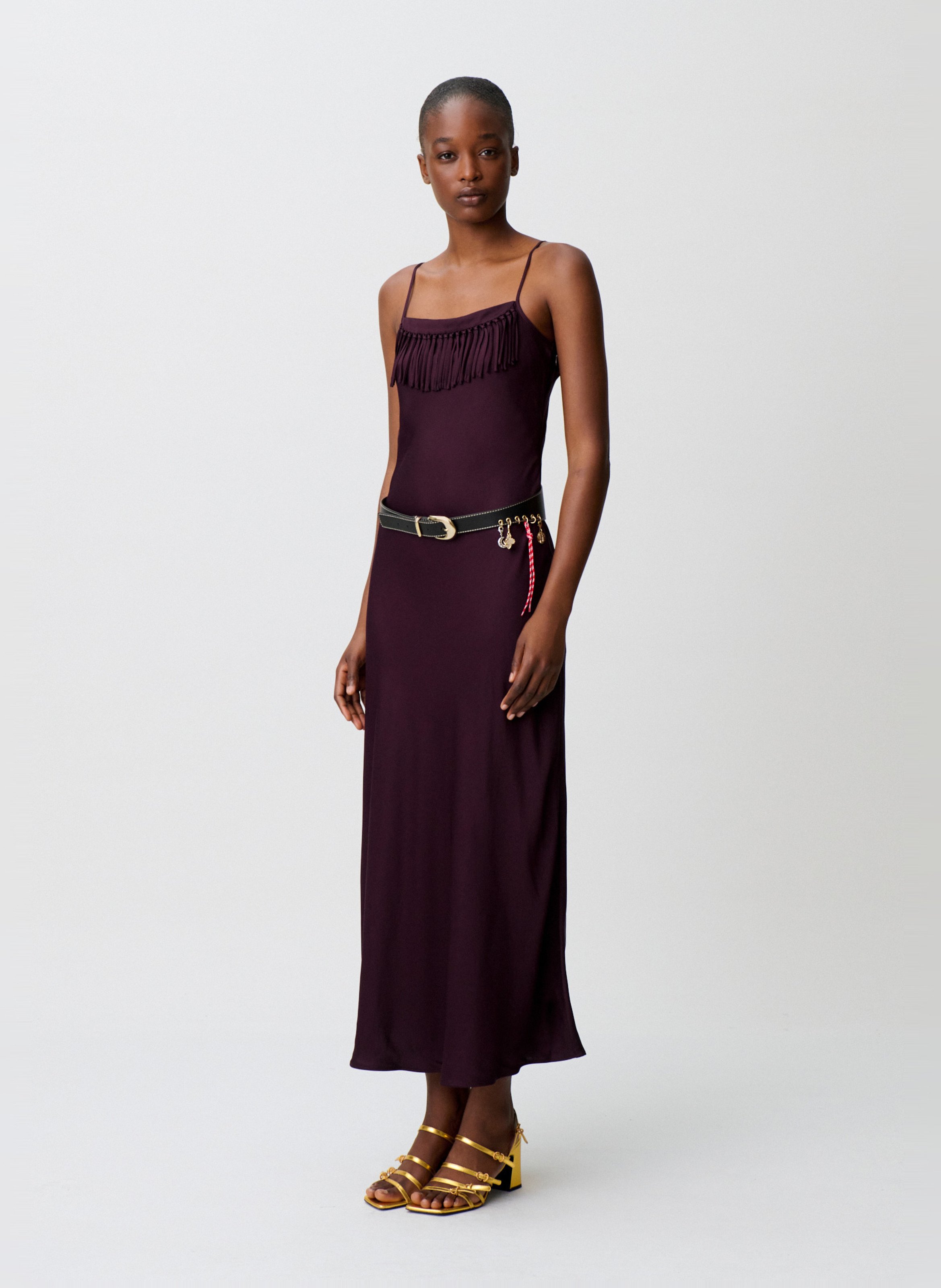 Robe longue CLAUDIE PIERLOT Prune